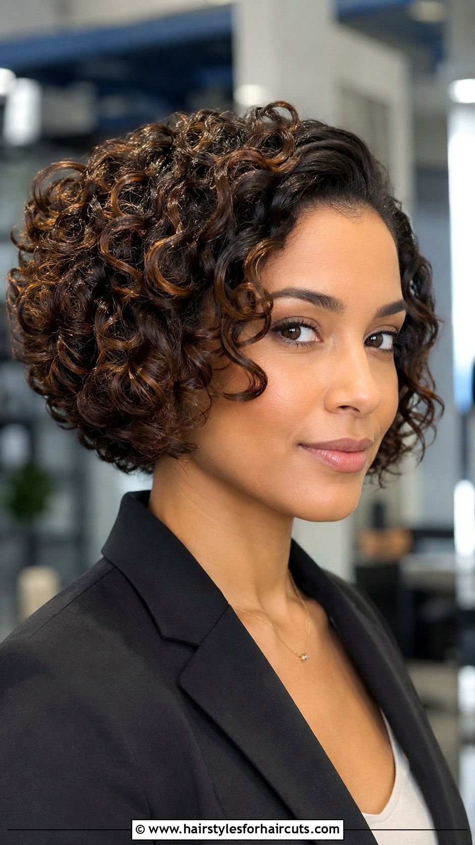 Stacked Bob For Fine Curls - 25 haircuts for fine thin curly hair - 25 haircuts for fine thin curly hair