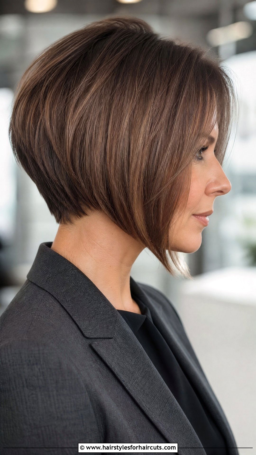 Stacked Bob Haircut - 25 hairstyles for over 60 - 25 hairstyles for over 60