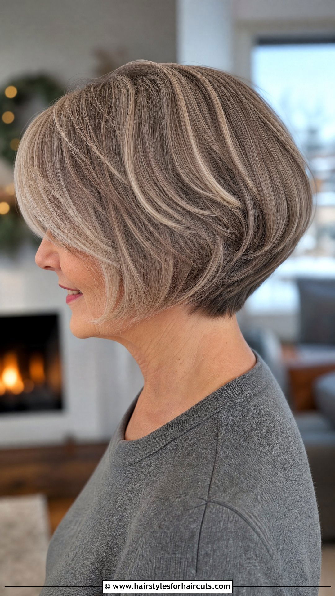 Stacked Bob Haircut - 25 hairstyles for short hair women over 50 - 25 hairstyles for short hair women over 50