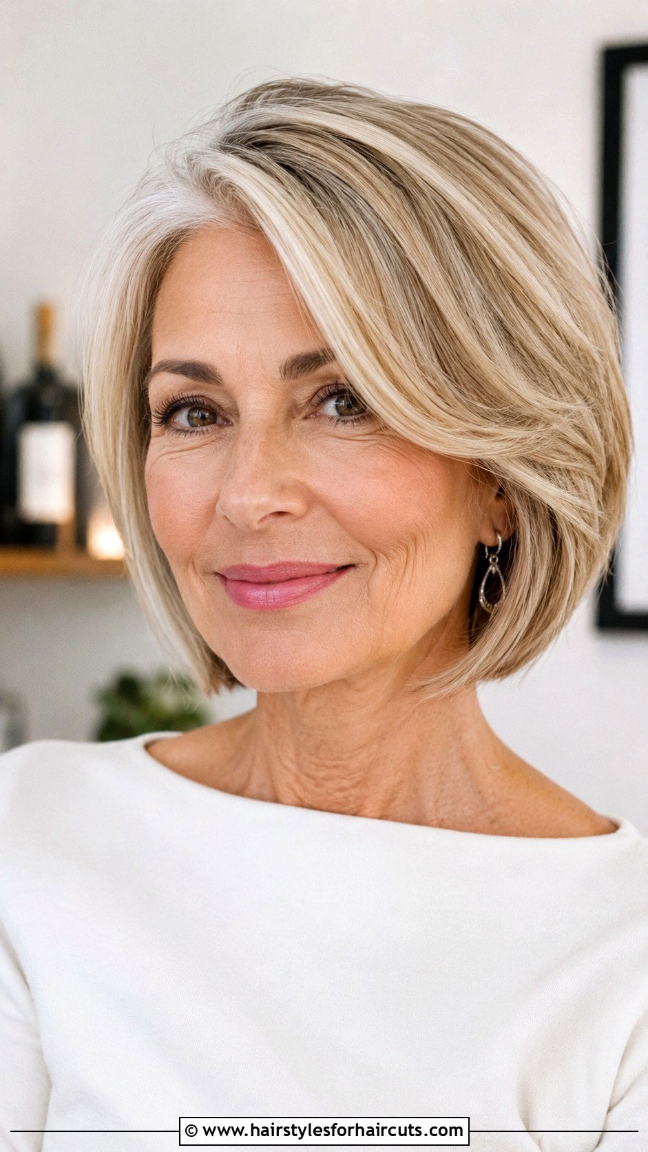 Stacked Bob Haircut - 25 haircuts for fine hair women over 50 - 25 haircuts for fine hair women over 50