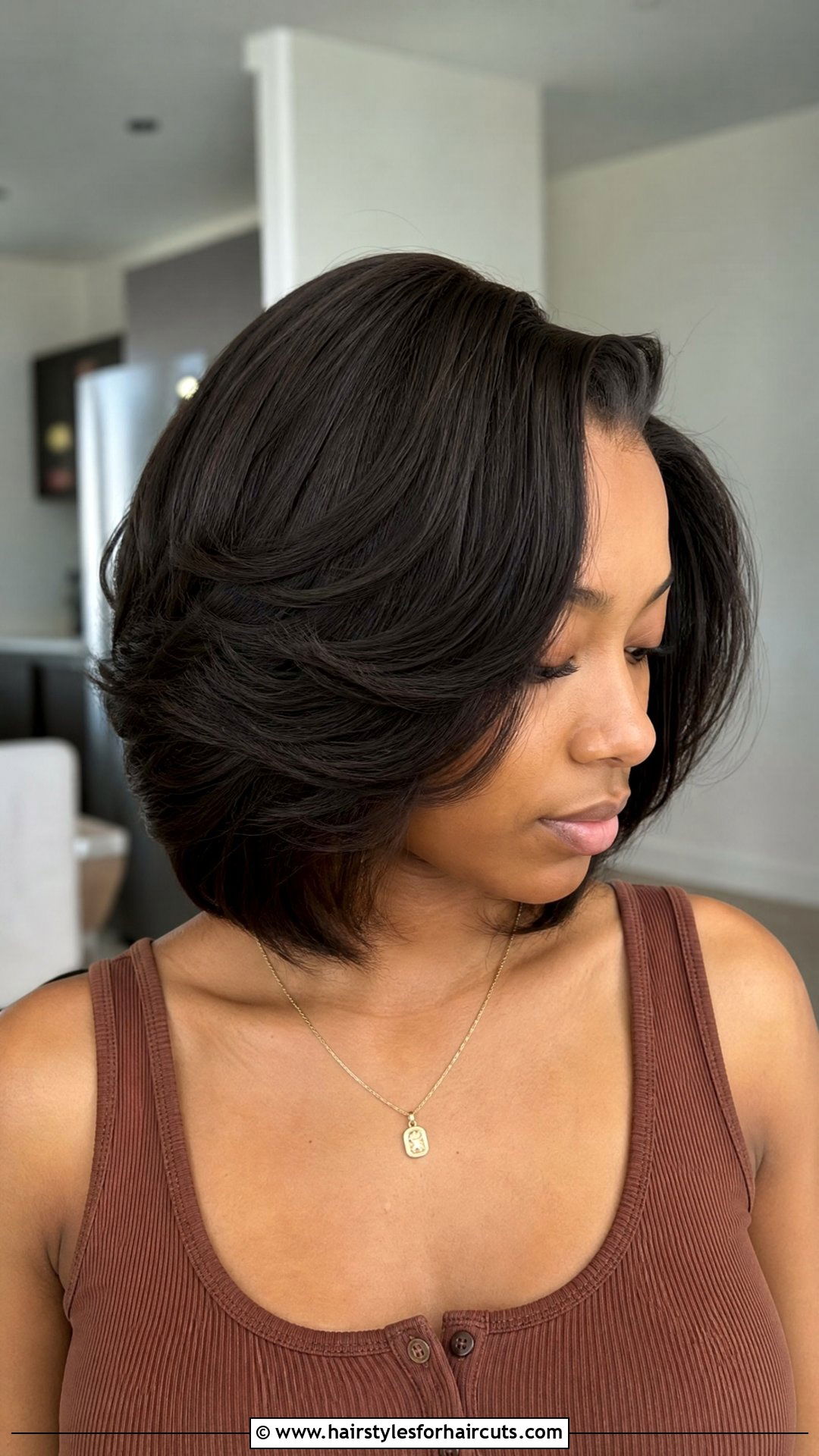 Stacked Bob Sew In - 25 sew in hairstyles for black hair - 25 sew in hairstyles for black hair