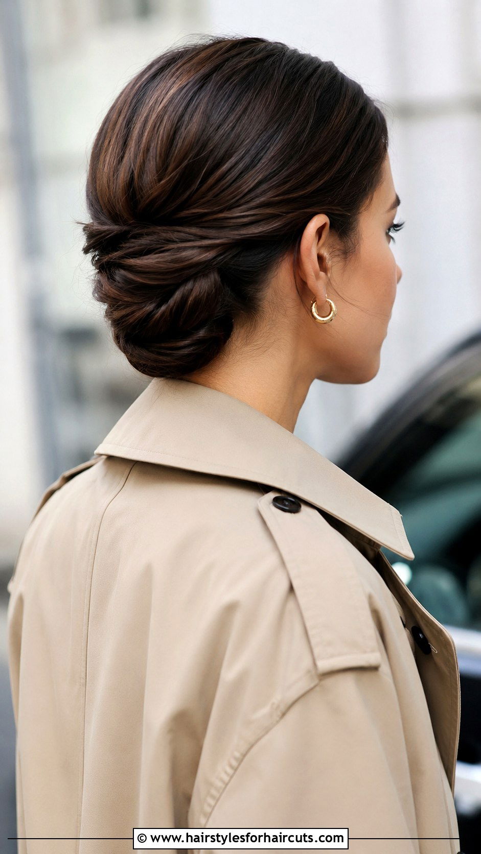 Stacked Bobby Pin Chignon - 25 bobby pin hairstyles for long hair - 25 bobby pin hairstyles for long hair