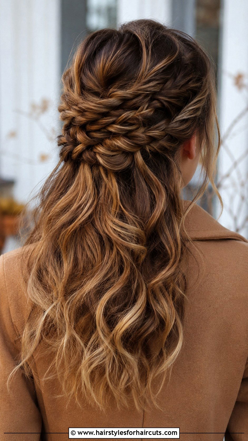 Stacked Braid Half Up - 25 braid hairstyles hair down - 25 braid hairstyles hair down
