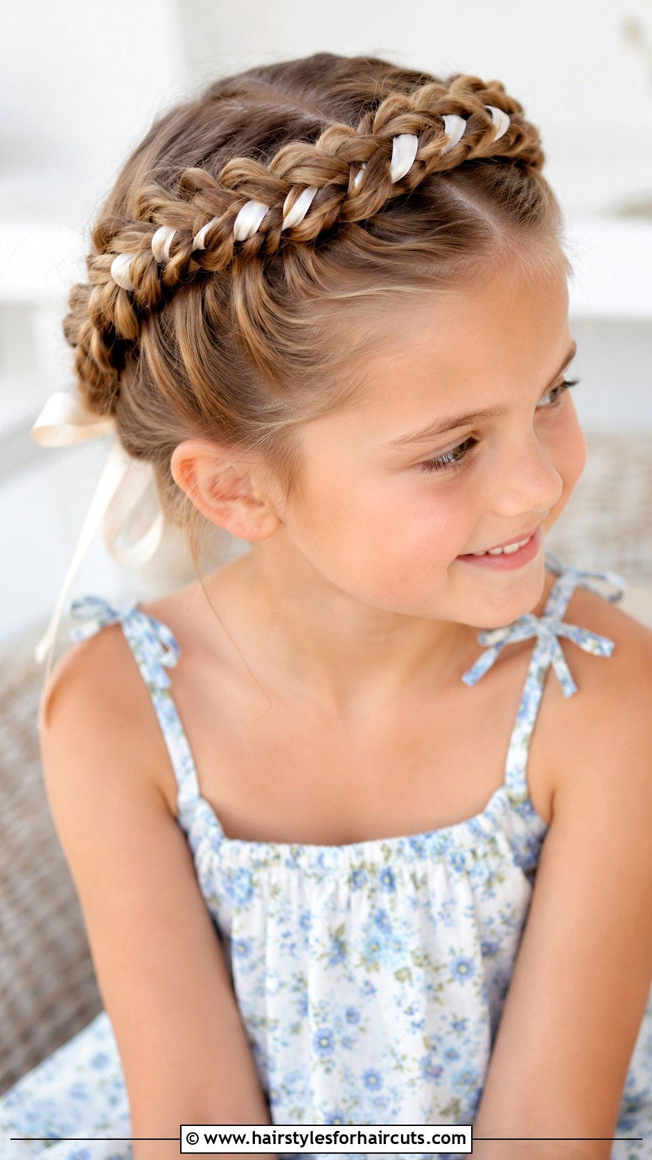 Stacked Braids - 25 cute hairstyles for girls - 25 cute hairstyles for girls