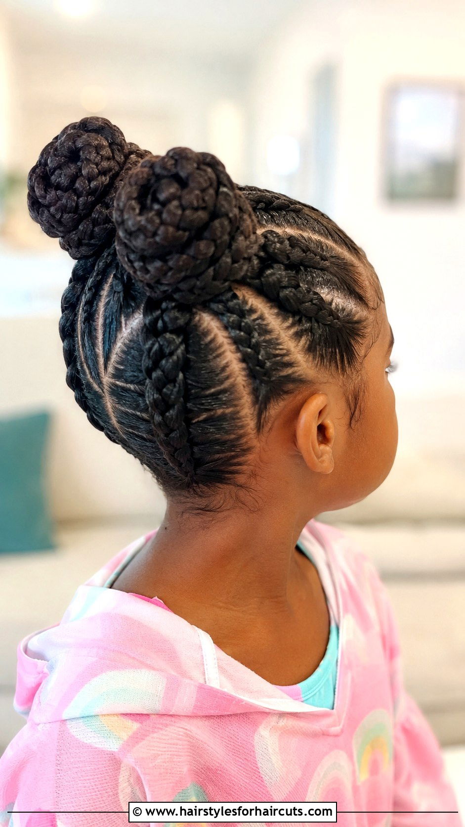 Stacked Braids - 25 easy hairstyles for kids with long hair - 25 easy hairstyles for kids with long hair