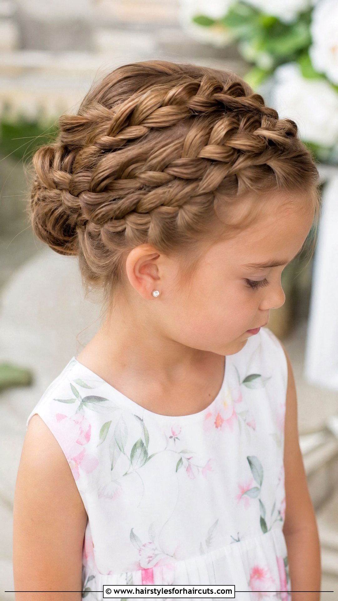 Stacked Braids - 25 flower girl hairstyles - 25 flower girl hairstyles
