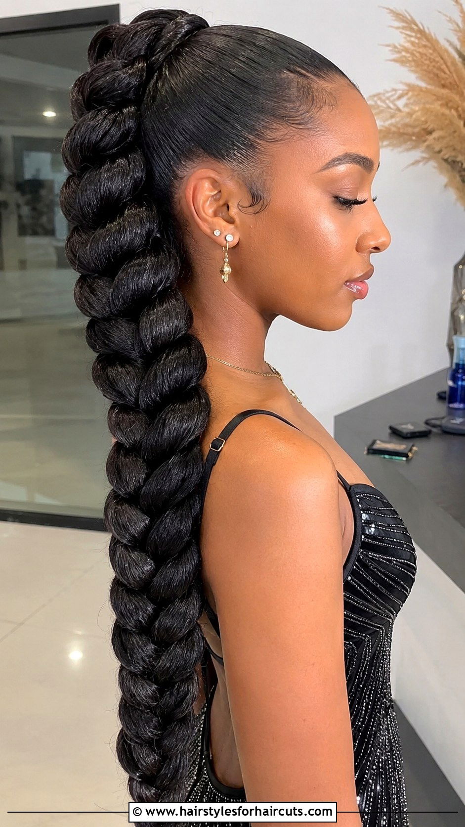 Stacked Bubble Braid - 25 bubble hairstyles - 25 bubble hairstyles