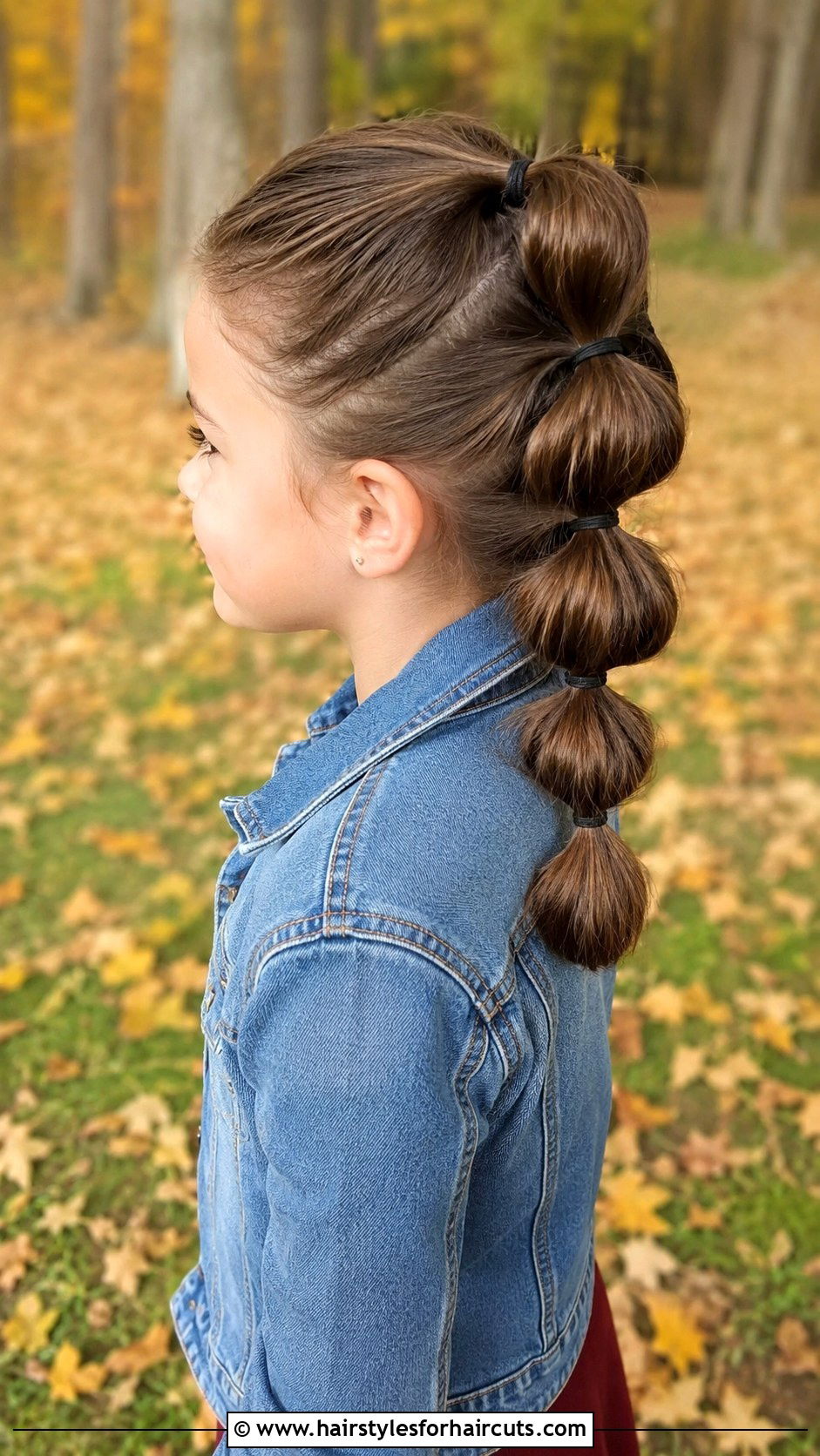Stacked Bubble Ponytail - 25 5th grade hairstyles - 25 5th grade hairstyles