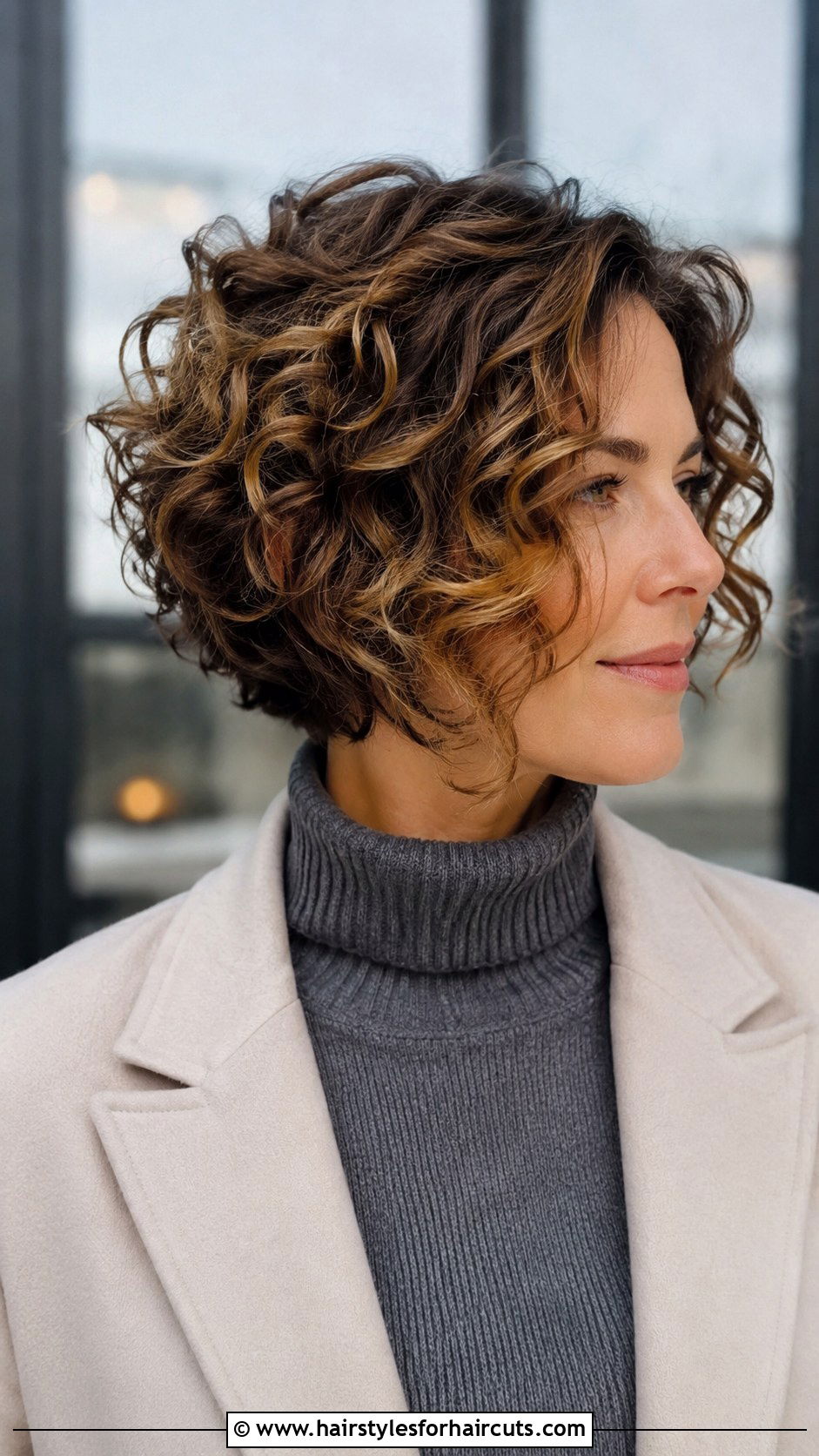 Stacked Curly Bob - 25 curls haircuts - 25 curls haircuts