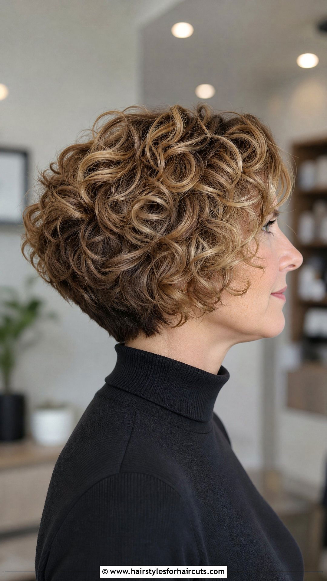 Stacked Curly Bob - 25 types of curly hairstyles - 25 types of curly hairstyles