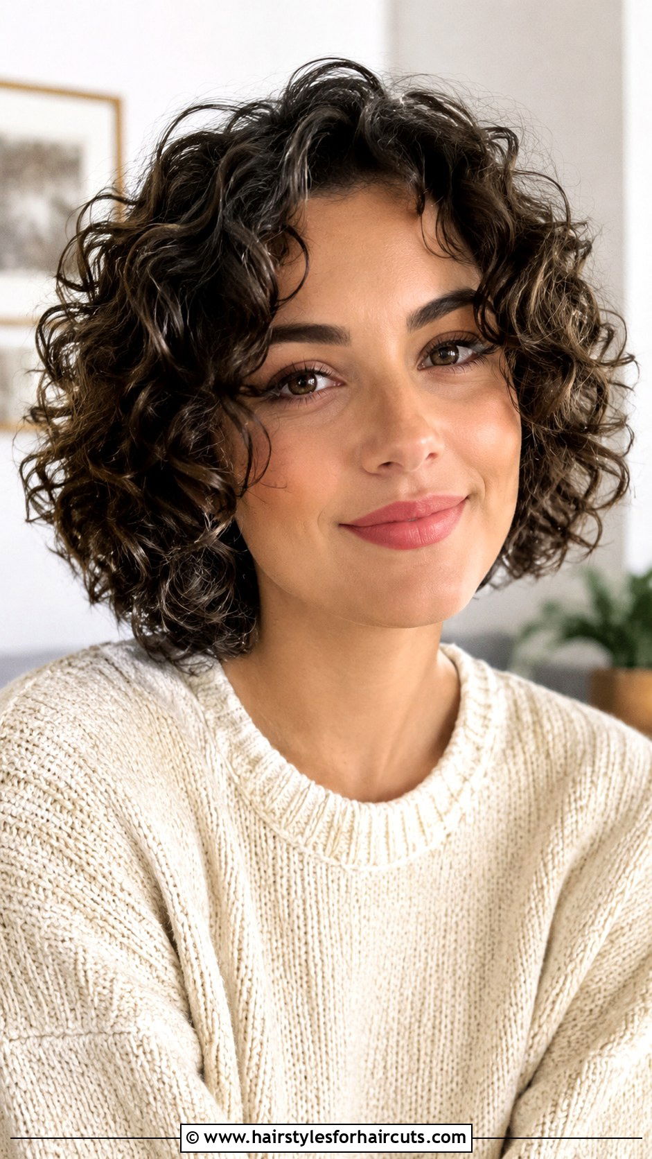 Stacked Curly Bob - 25 best hairstyles for thin curly hair - 25 best hairstyles for thin curly hair