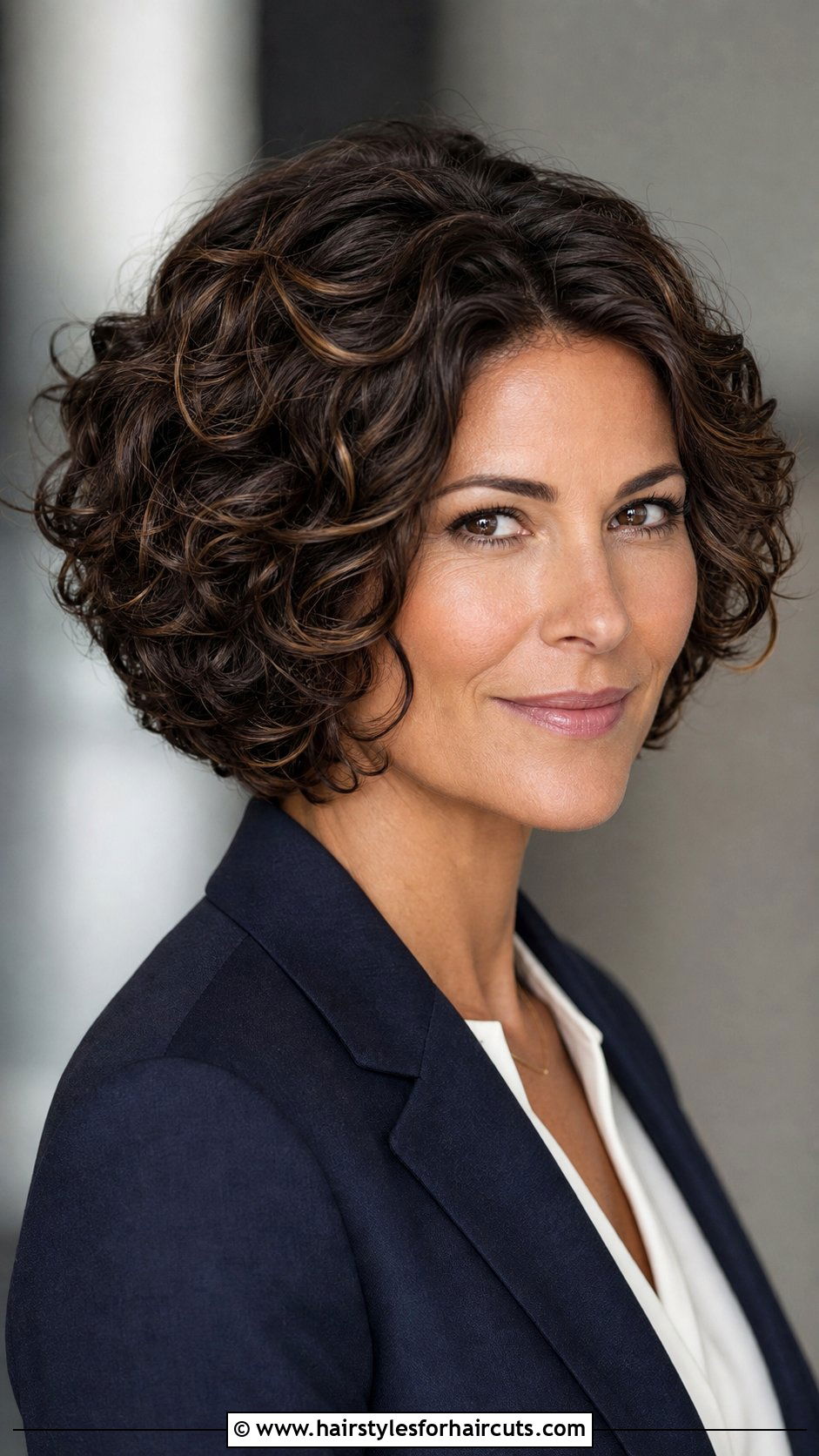 Stacked Curly Bob - 25 women curly hairstyles - 25 women curly hairstyles