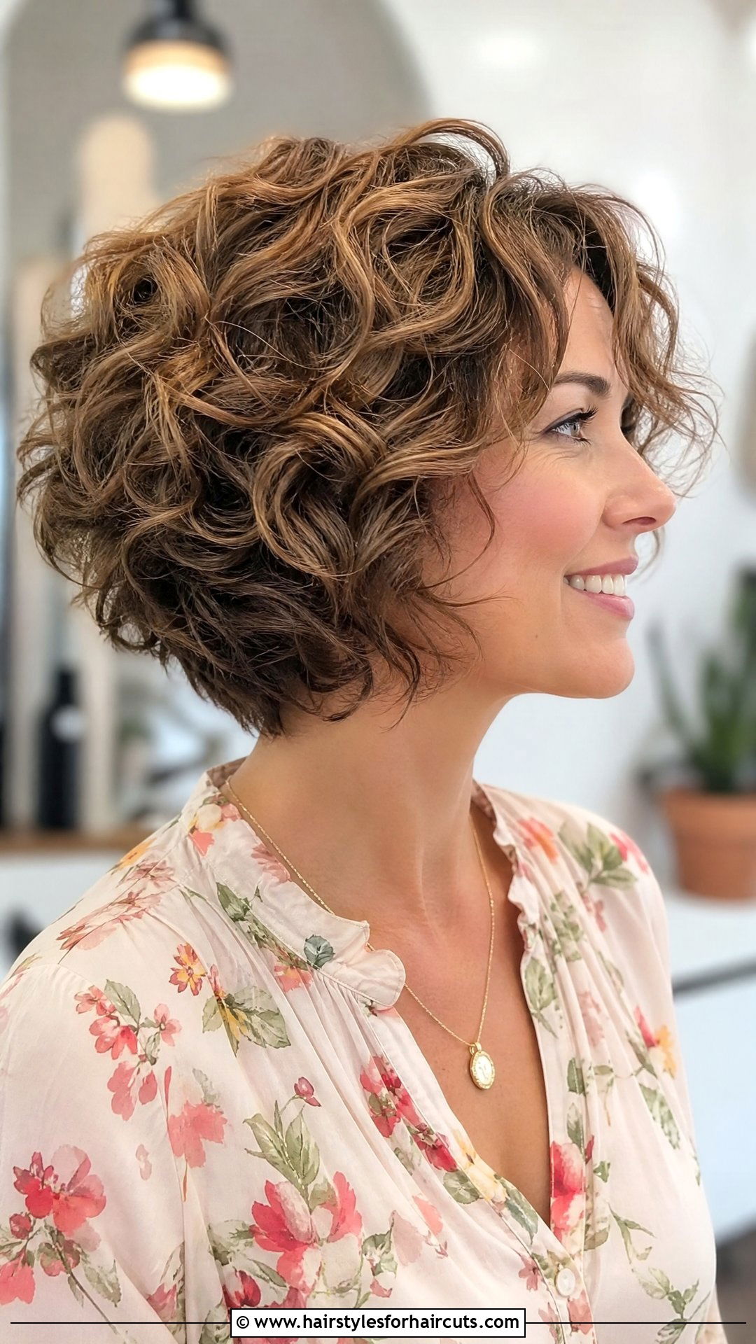 Stacked Curly Bob - 25 womens haircuts curly hair - 25 womens haircuts curly hair