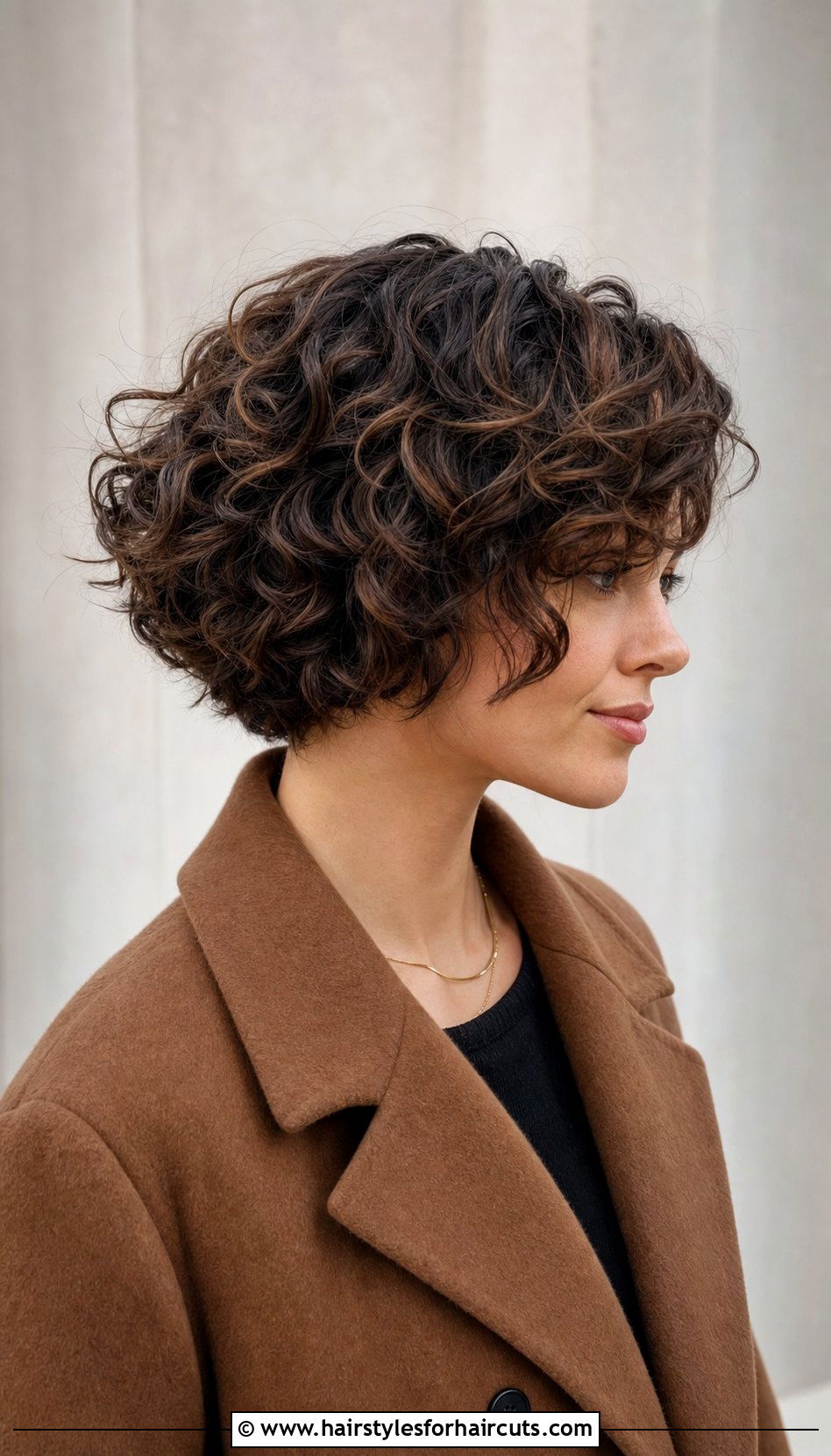 Stacked Curly Bob Haircut - 25 haircuts curly hair women - 25 haircuts curly hair women