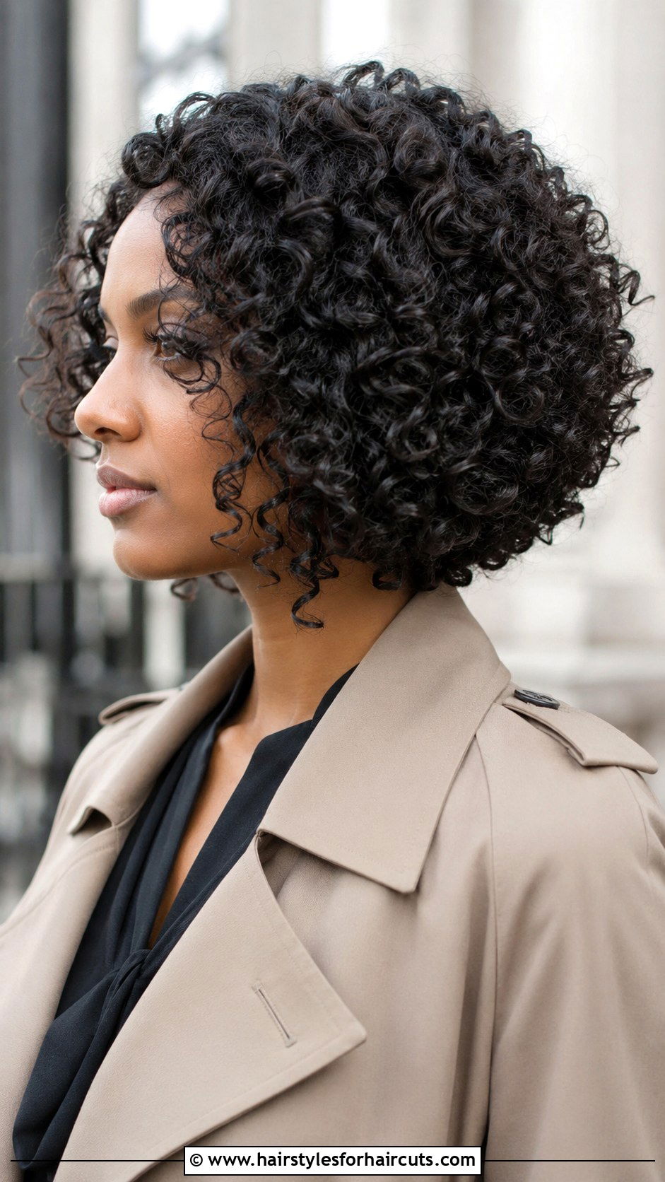 Stacked Curly Bob Natural Hairstyle - 25 curly natural hairstyles - 25 curly natural hairstyles