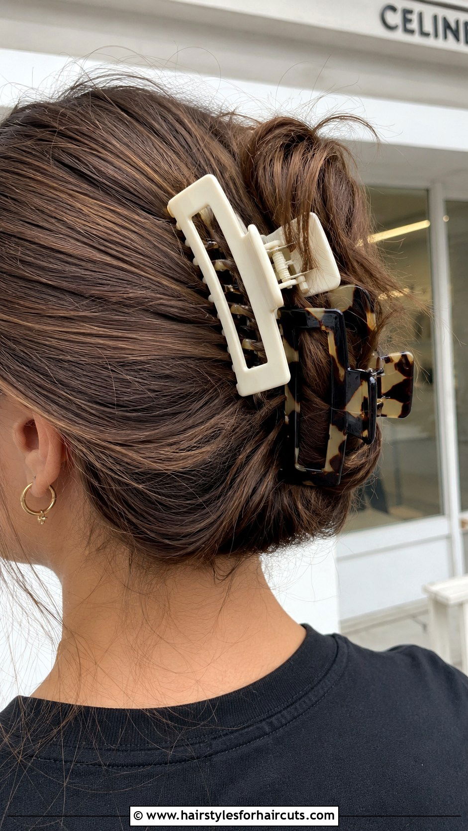 Stacked Double Claw Clip Short Hair - 25 claw clip hairstyles for short hair - 25 claw clip hairstyles for short hair