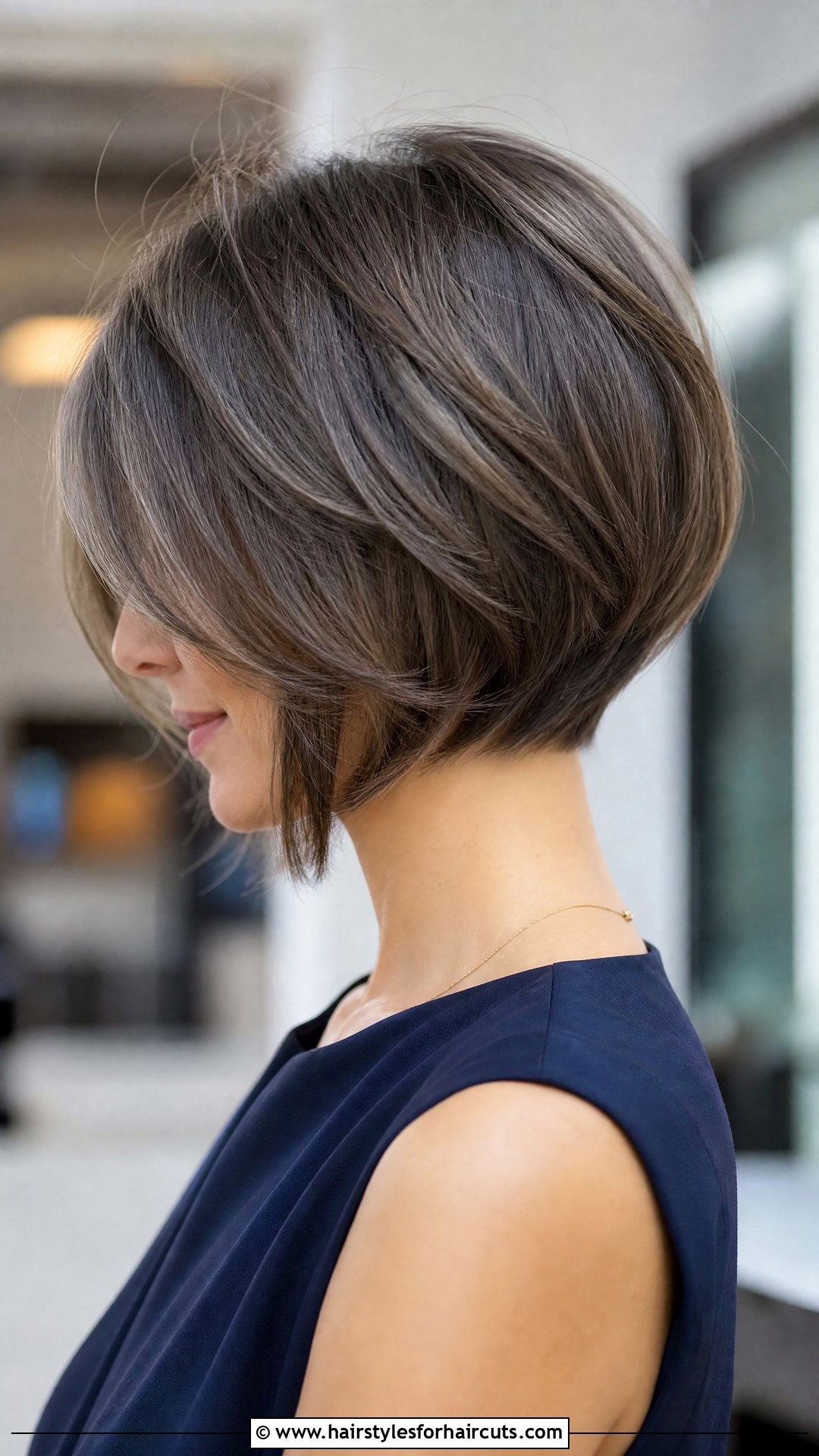 Stacked Gray Bob Haircut - 25 gray haircuts women - 25 gray haircuts women