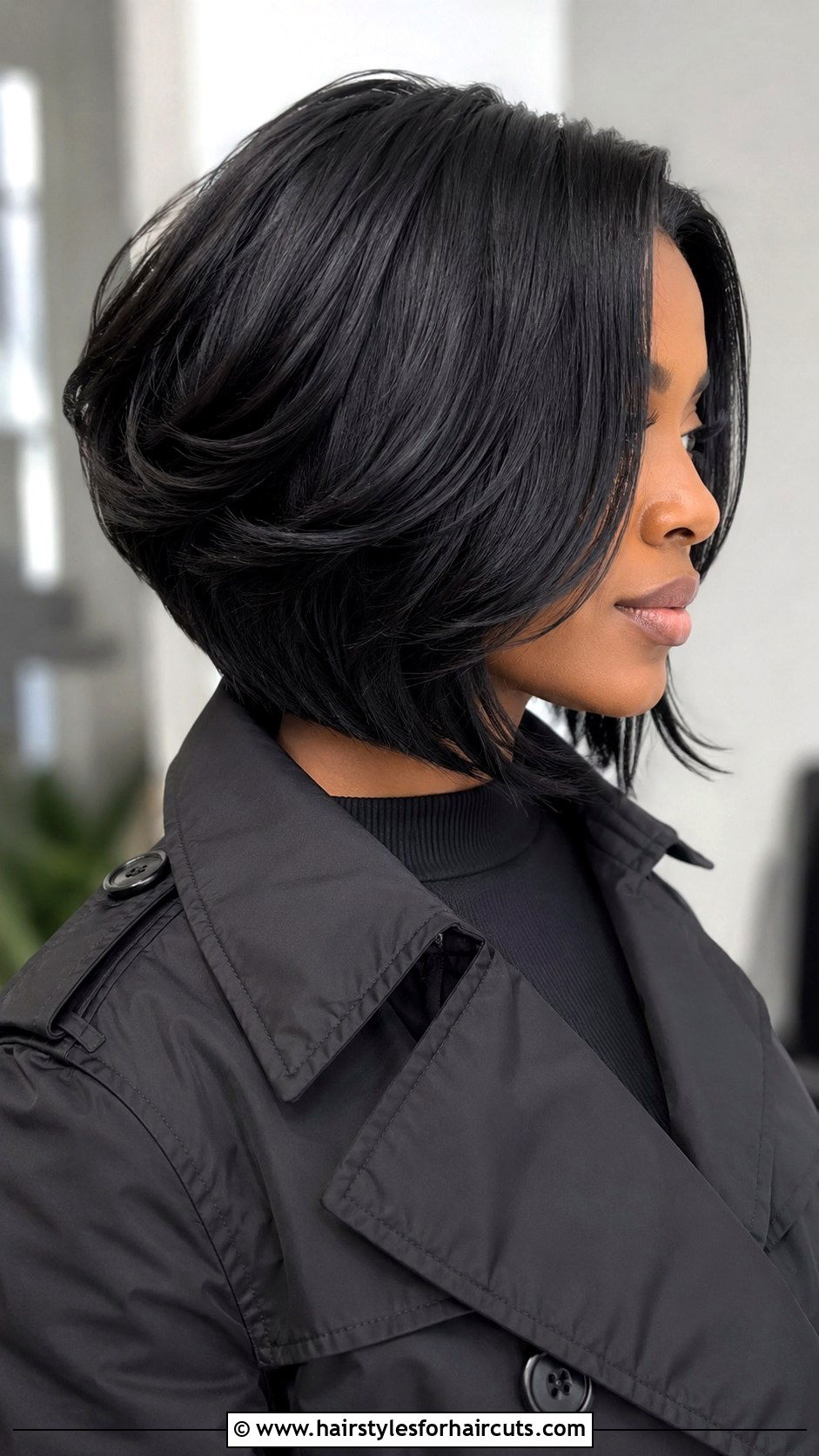Stacked Long Bob - 25 long bob hairstyles for black hair - 25 long bob hairstyles for black hair