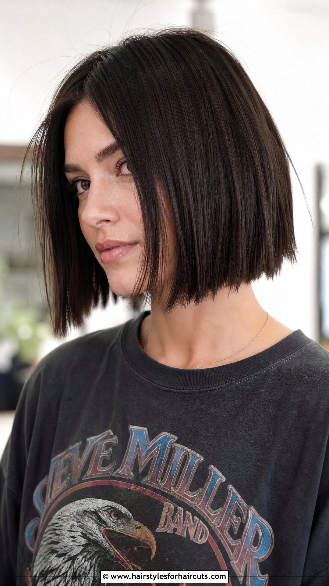 Stick Straight Choppy Bob - 25 hairstyles stick - 25 hairstyles stick
