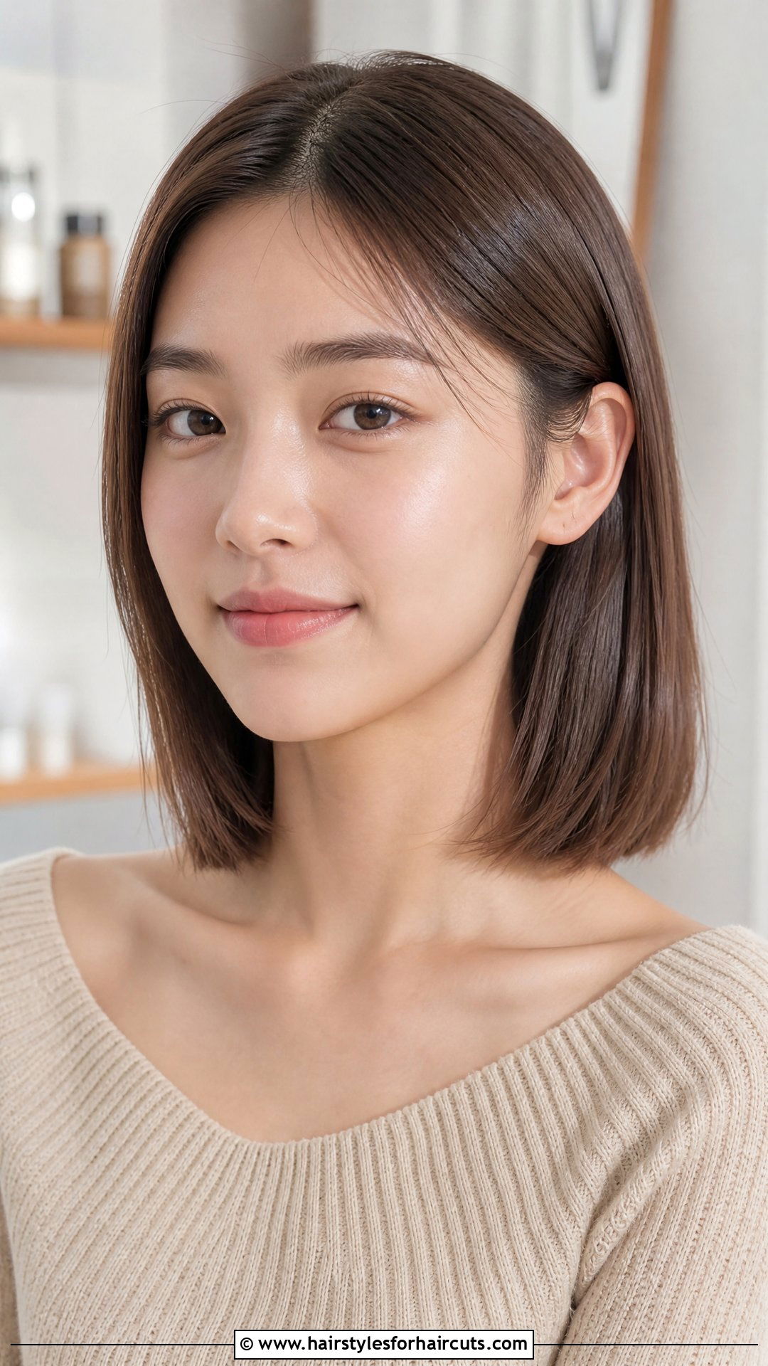 Stick Straight Collarbone Cut - 25 hairstyles stick - 25 hairstyles stick