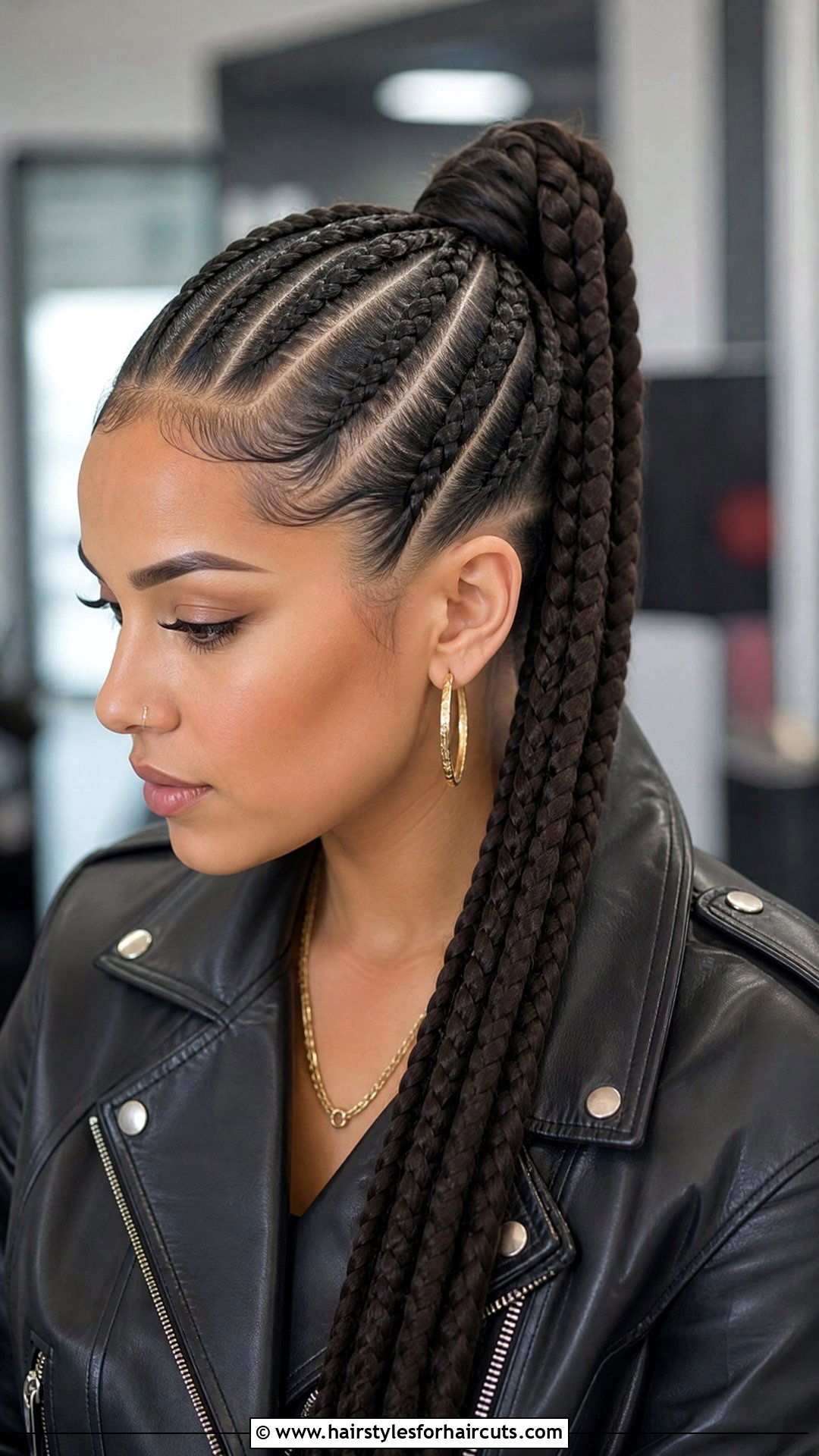 Stitch Braid Ponytail - 25 braid hairstyles for long hair - 25 braid hairstyles for long hair