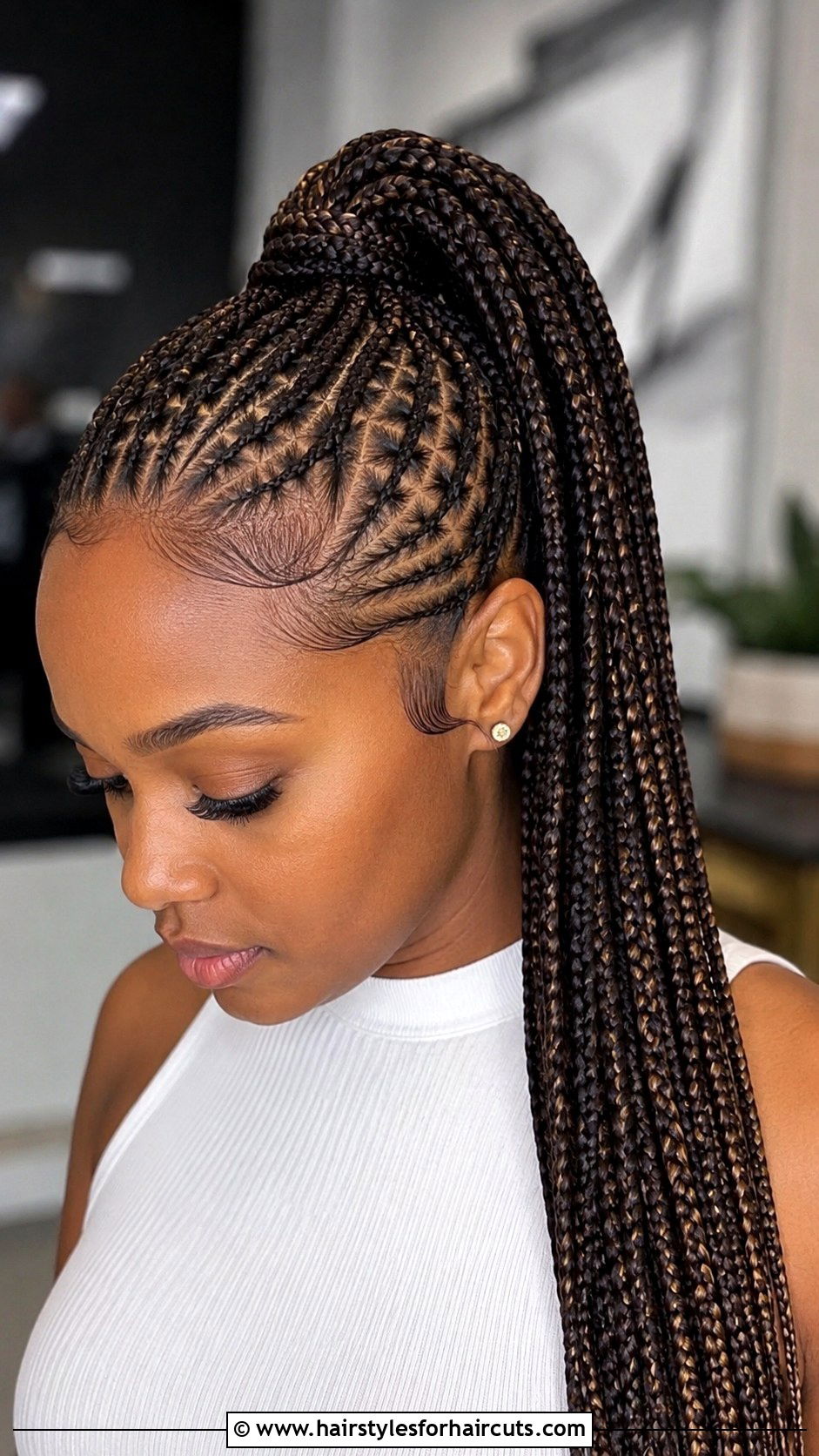 Stitch Braids - 25 extension hairstyles for black hair - 25 extension hairstyles for black hair
