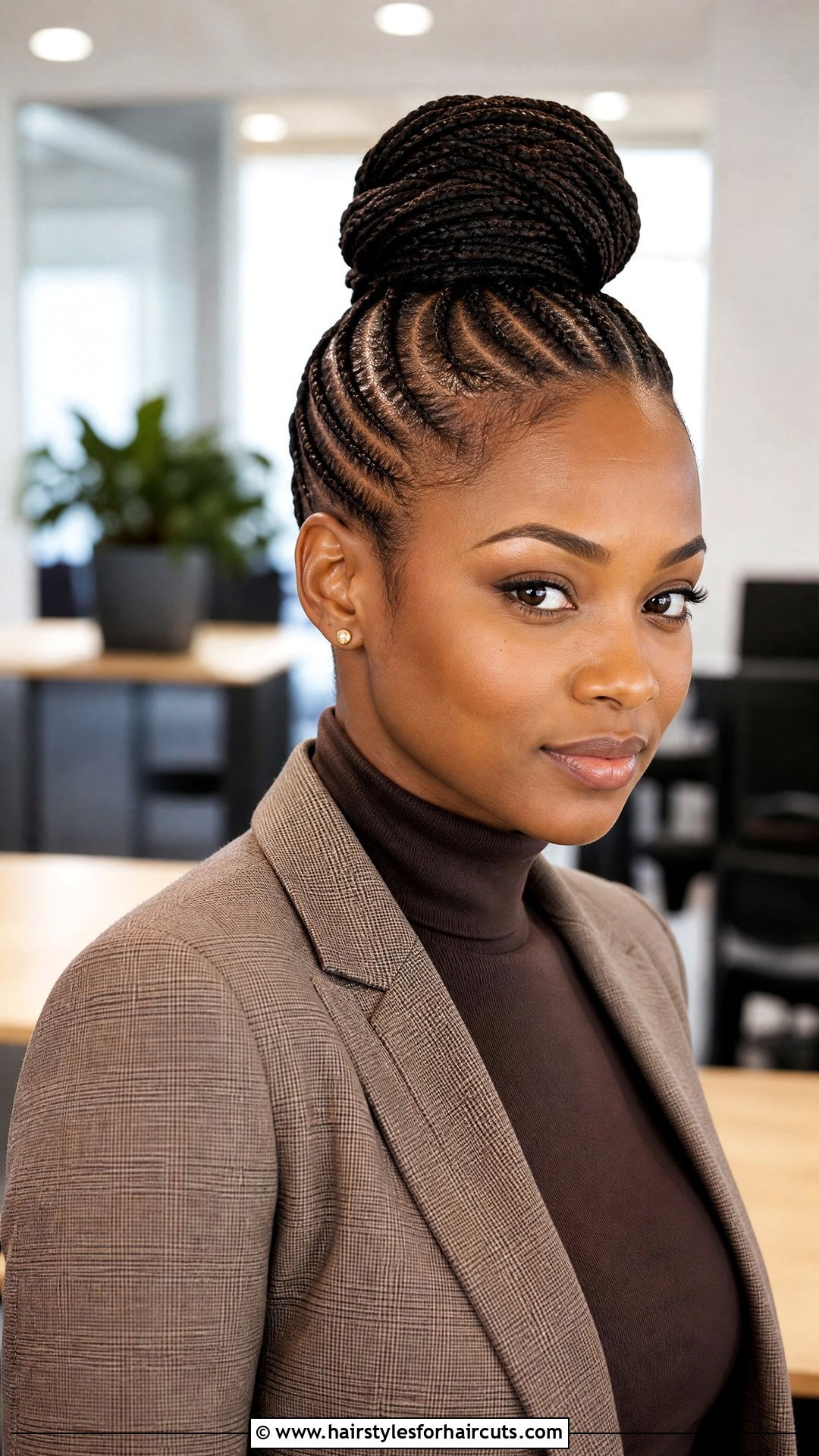 Stitch Braids Bun - 25 platts hairstyles - 25 platts hairstyles