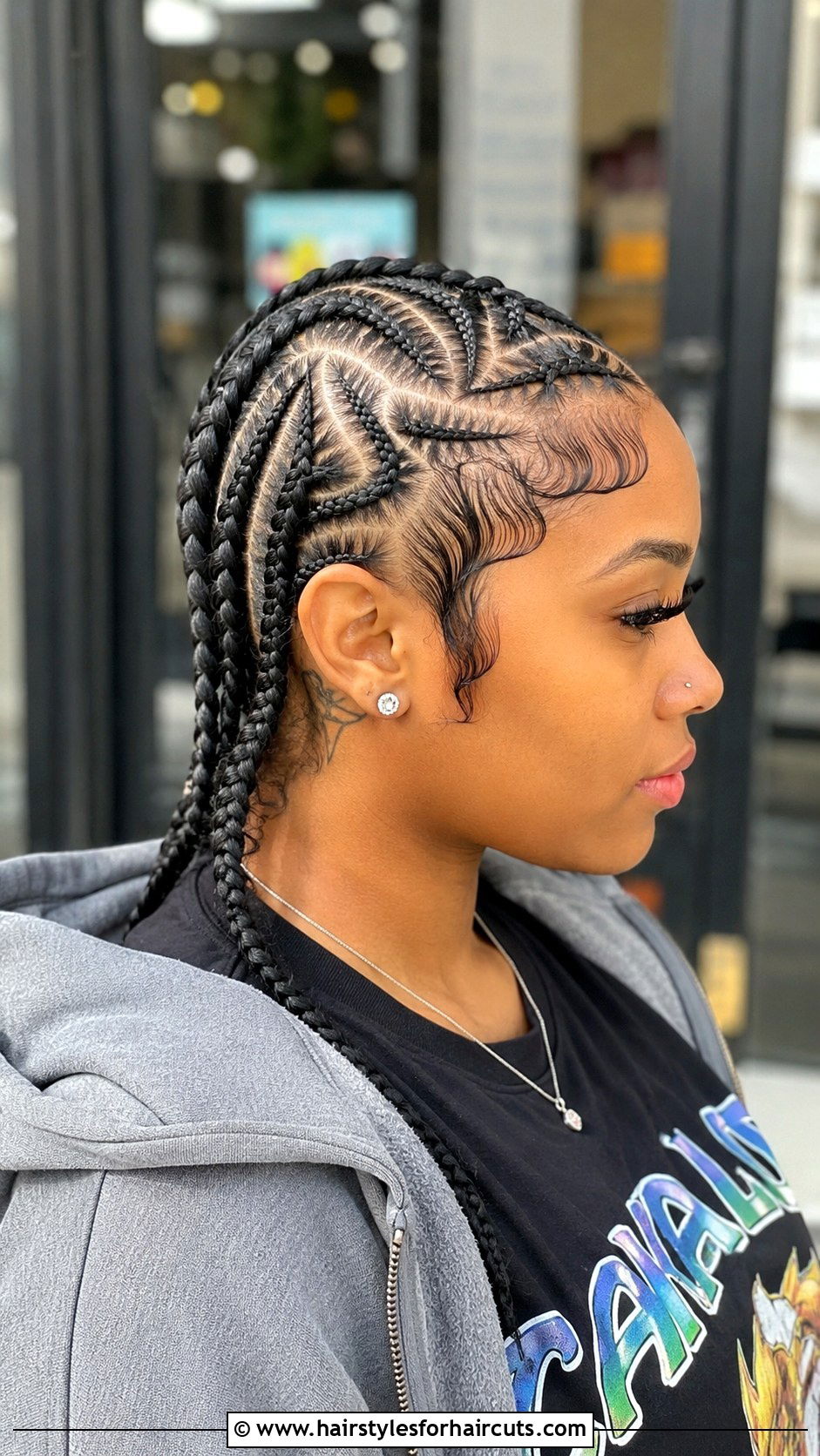 Stitch Cornrows - 25 cornrows hairstyles with natural hair - 25 cornrows hairstyles with natural hair