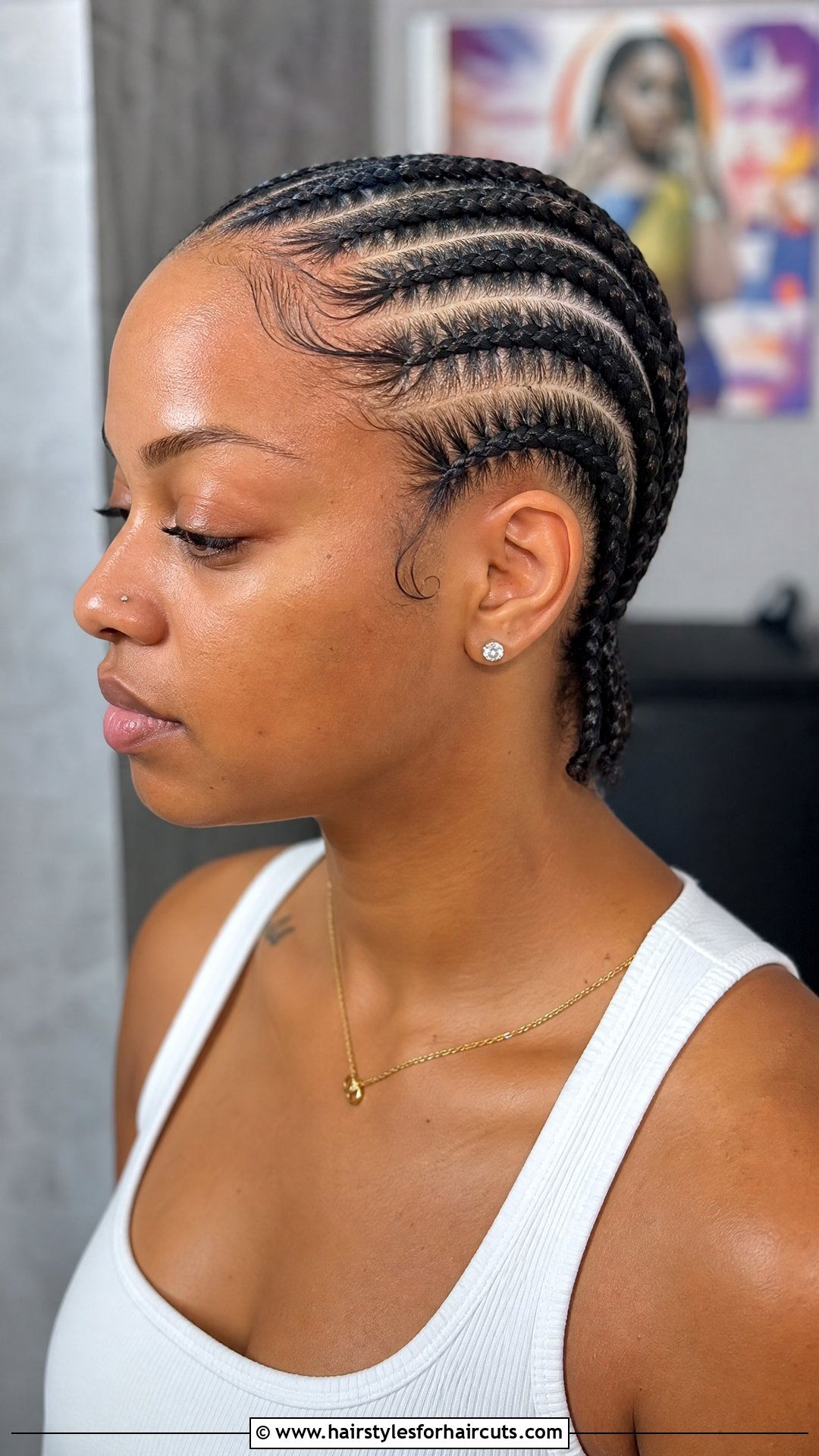 Straight Back Cornrows - 25 corn rolls hairstyles - 25 corn rolls hairstyles