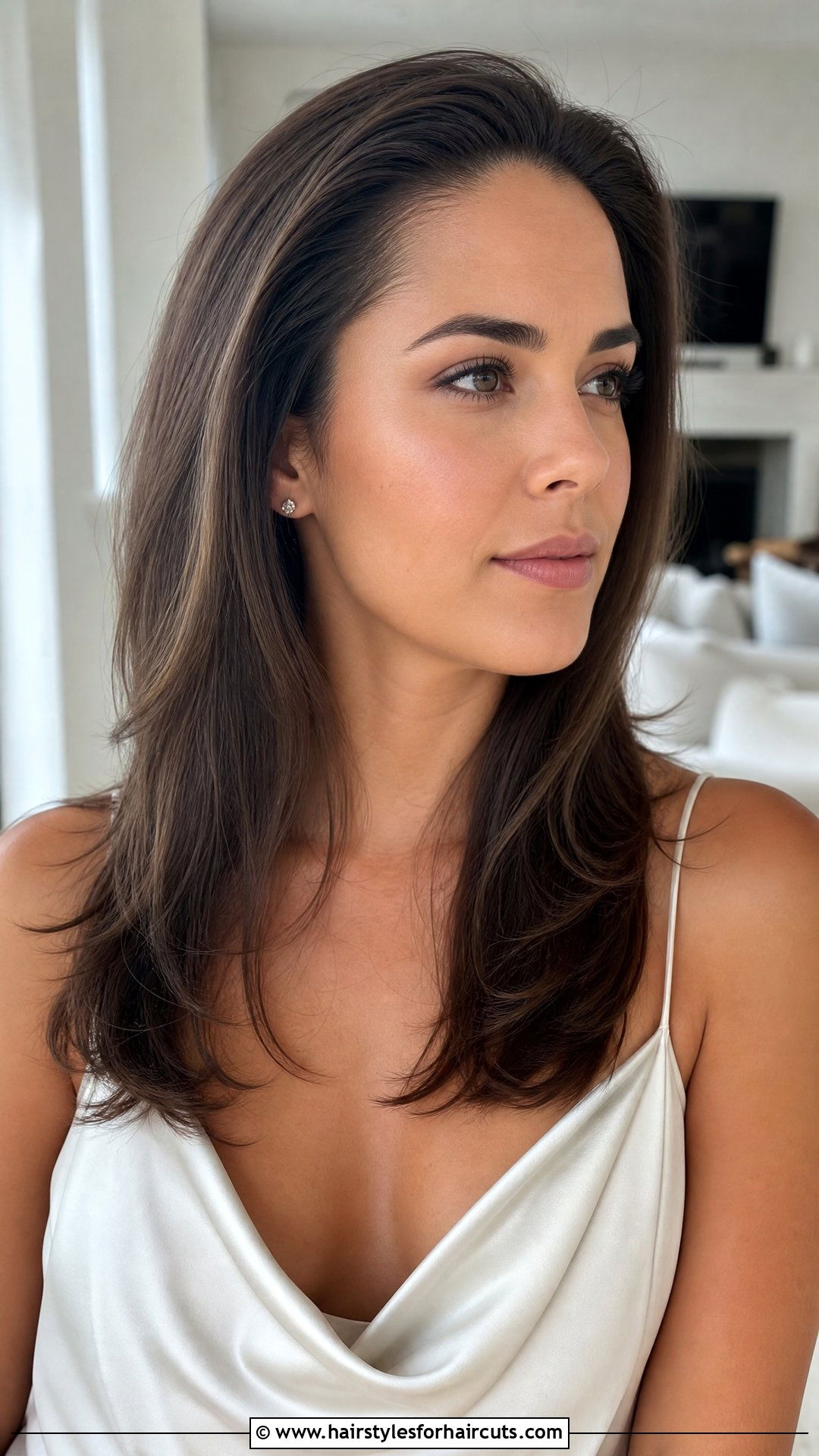 Straight Back Long Layers Haircut - 25 haircuts off - 25 haircuts off