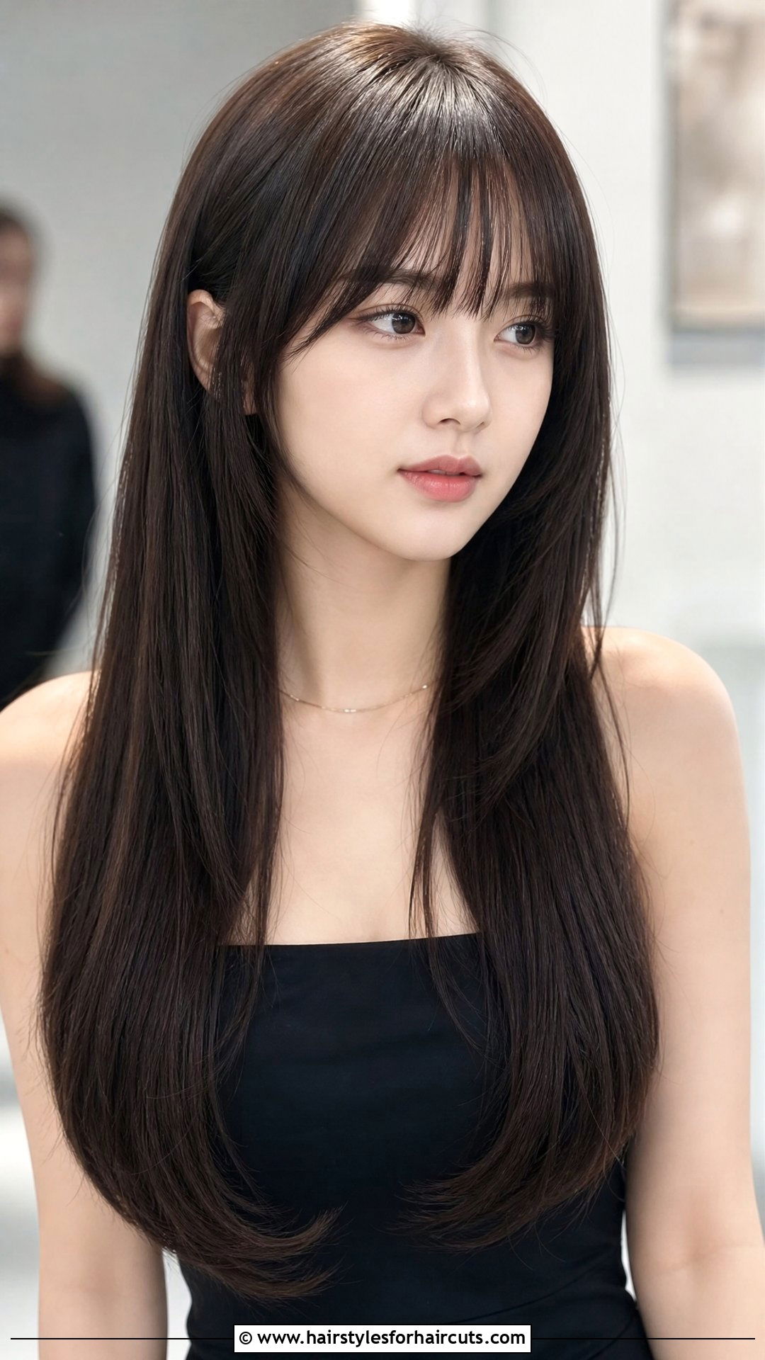 Straight Curtain Bangs Long Butterfly Haircut - 25 butterfly haircuts with curtain bangs long hair - 25 butterfly haircuts with curtain bangs long hair