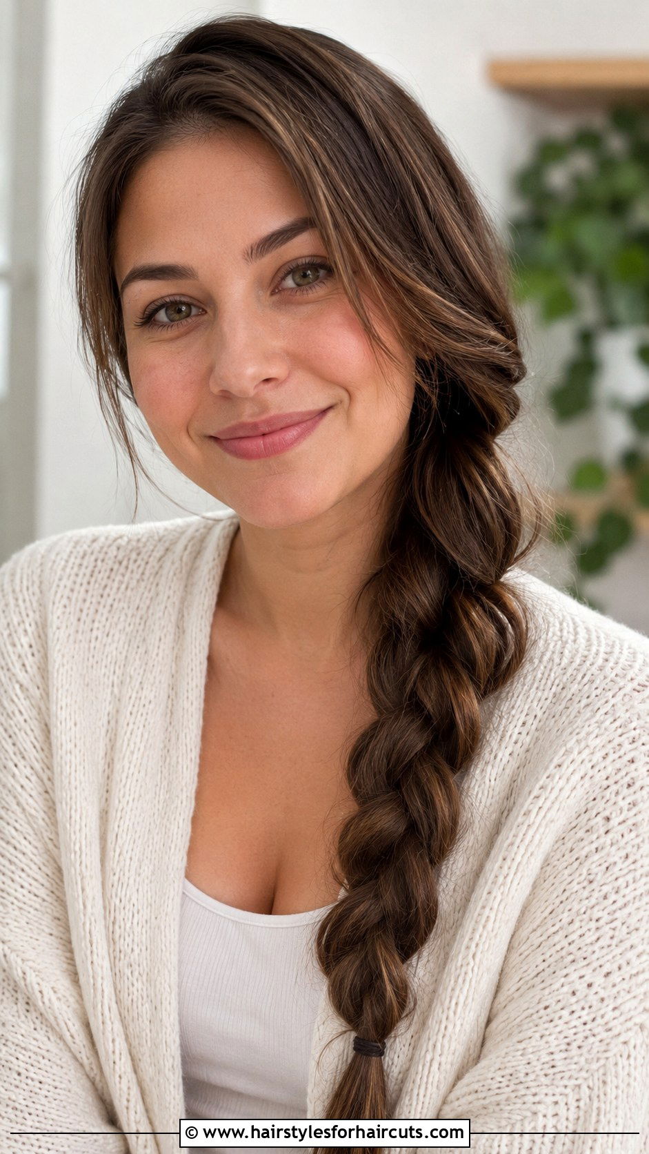 Straight Hair Side Braid - 25 straight hair cute hairstyles - 25 straight hair cute hairstyles