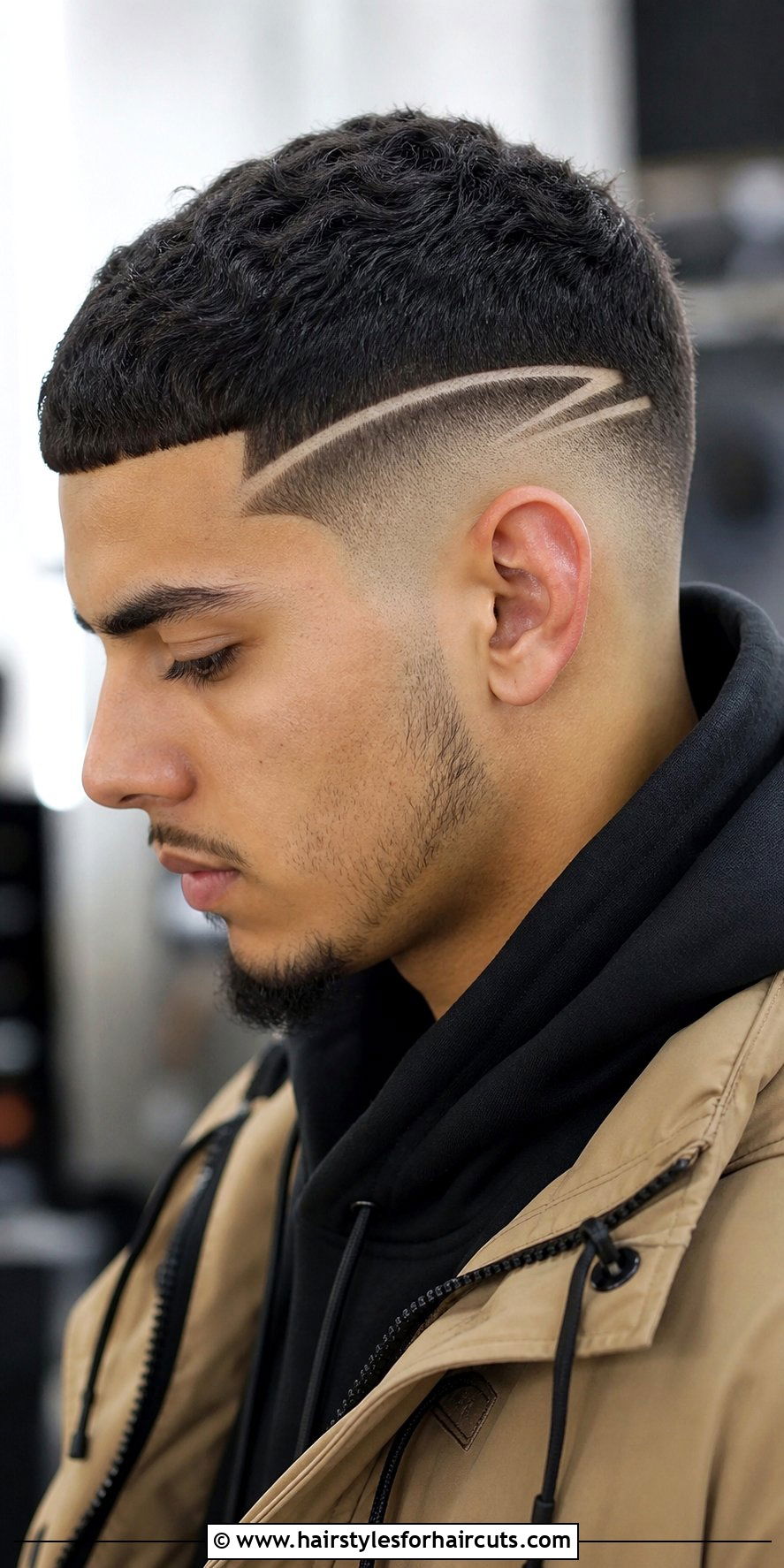 Straight Hair Taper Fade With Design - 25 straight hair taper haircuts - 25 straight hair taper haircuts