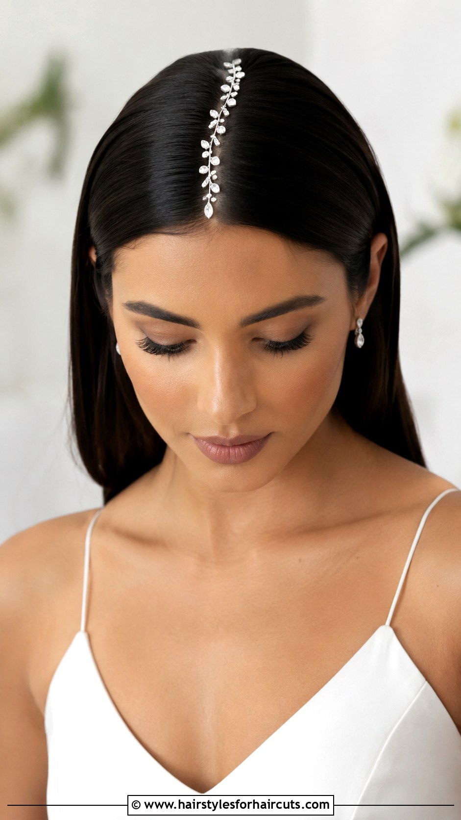 Straight Hair Wedding Hair Vine - 25 hair vine wedding hairstyles - 25 hair vine wedding hairstyles