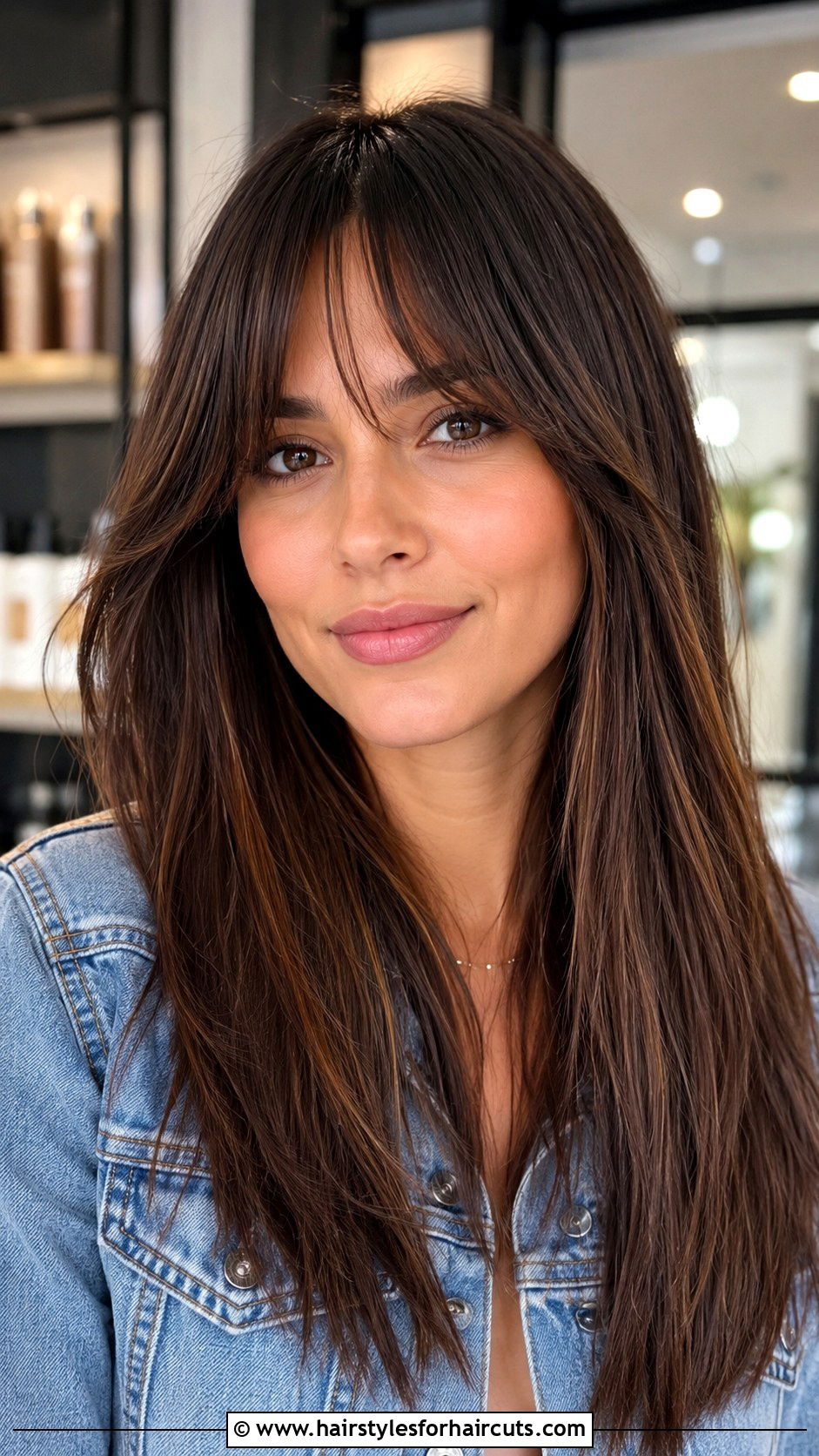Straight Hair With Curtain Bangs - 25 straightening hairstyles - 25 straightening hairstyles