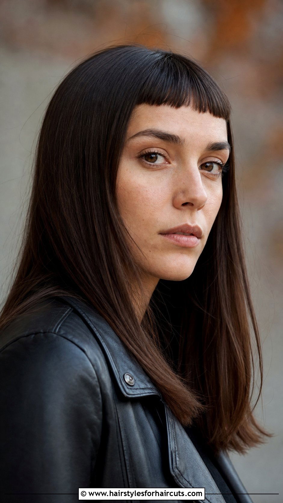 Straight Hair With Micro Bangs - 25 straight hairstyles - 25 straight hairstyles