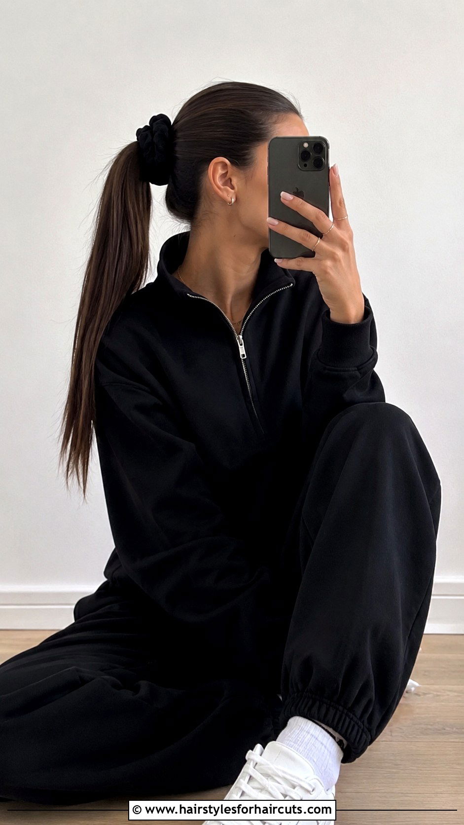 Straight Hair With Scrunchie - 25 80s hairstyles straight hair - 25 80s hairstyles straight hair