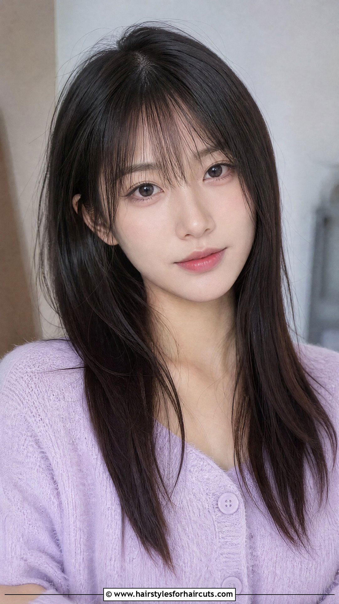 Straight Hair With See Through Bangs - 25 straight hair with bangs hairstyles - 25 straight hair with bangs hairstyles