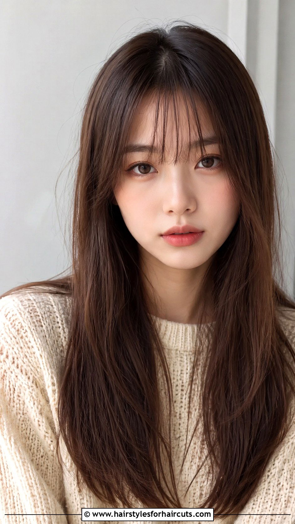 Straight Hair With Wispy Bangs - 25 hairstyles straight hair women - 25 hairstyles straight hair women