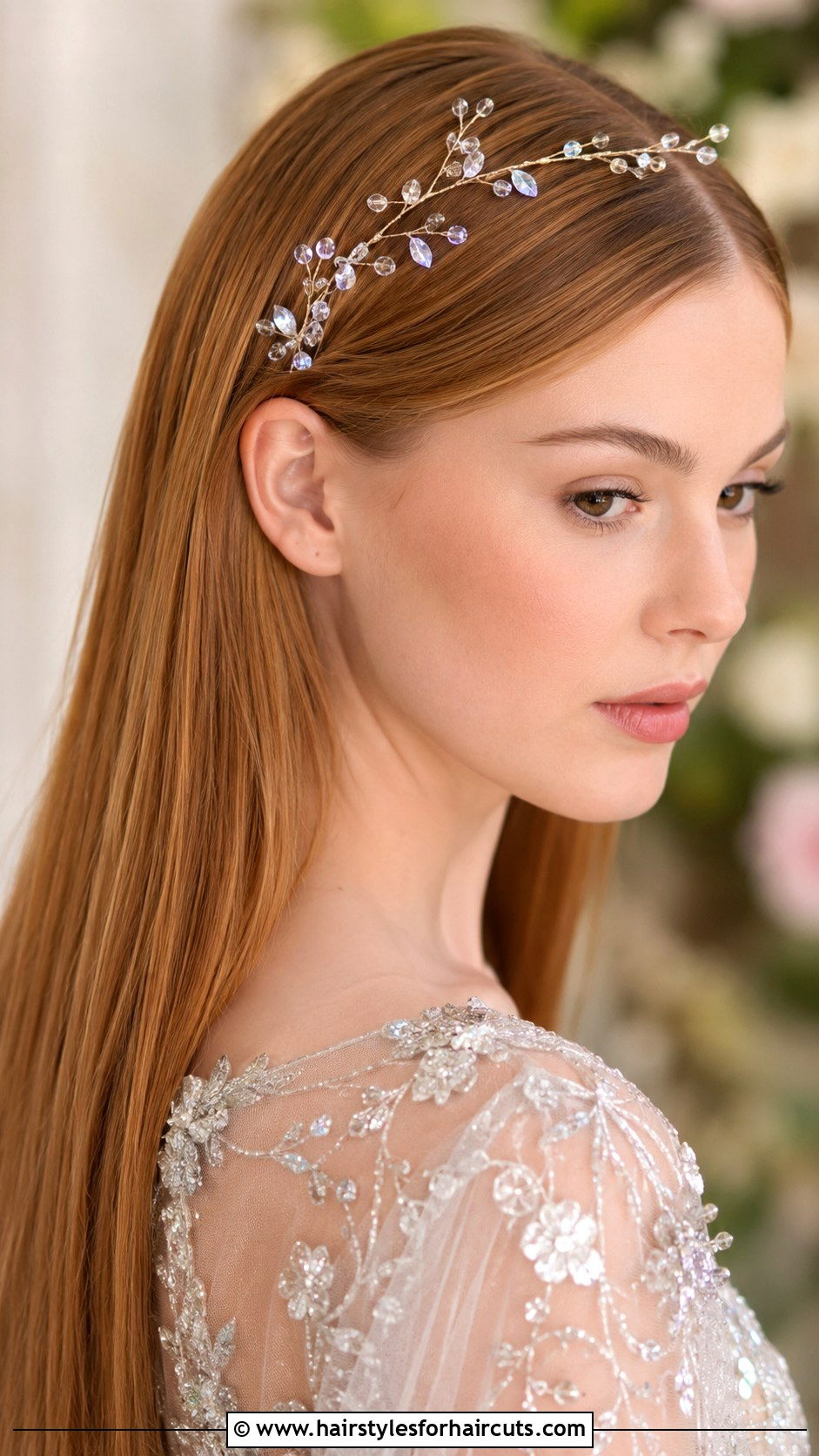 Straight Lob With Center Part - 25 straight hair hairstyles for wedding - 25 straight hair hairstyles for wedding