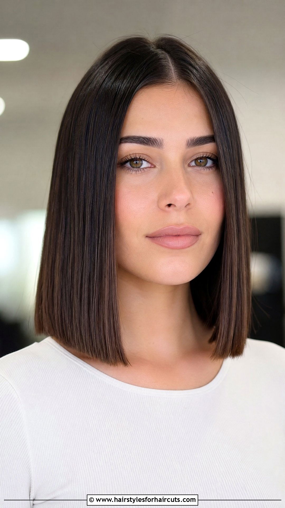Straight Minimalist Lob - 25 smart hairstyles - 25 smart hairstyles