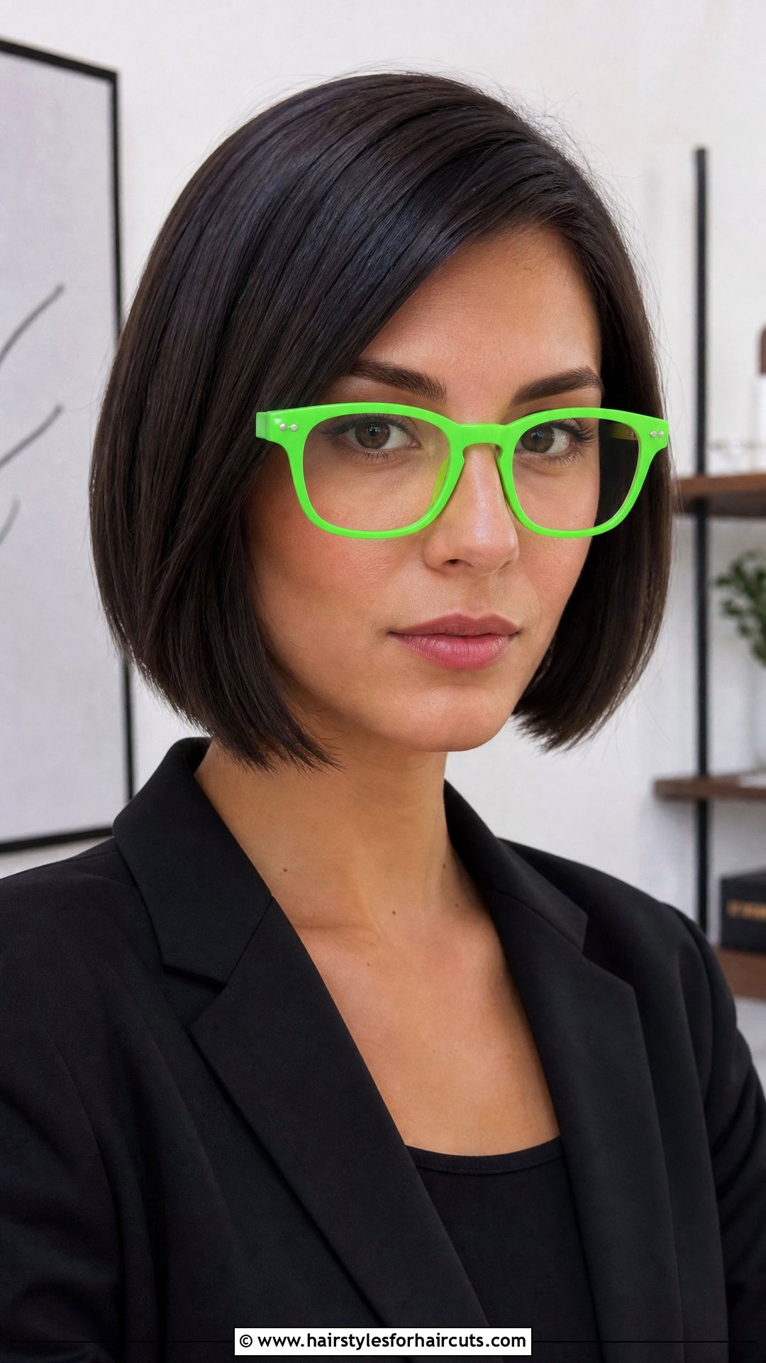 Straight Short Bob With Glasses - 25 short hairstyles for women with glasses - 25 short hairstyles for women with glasses