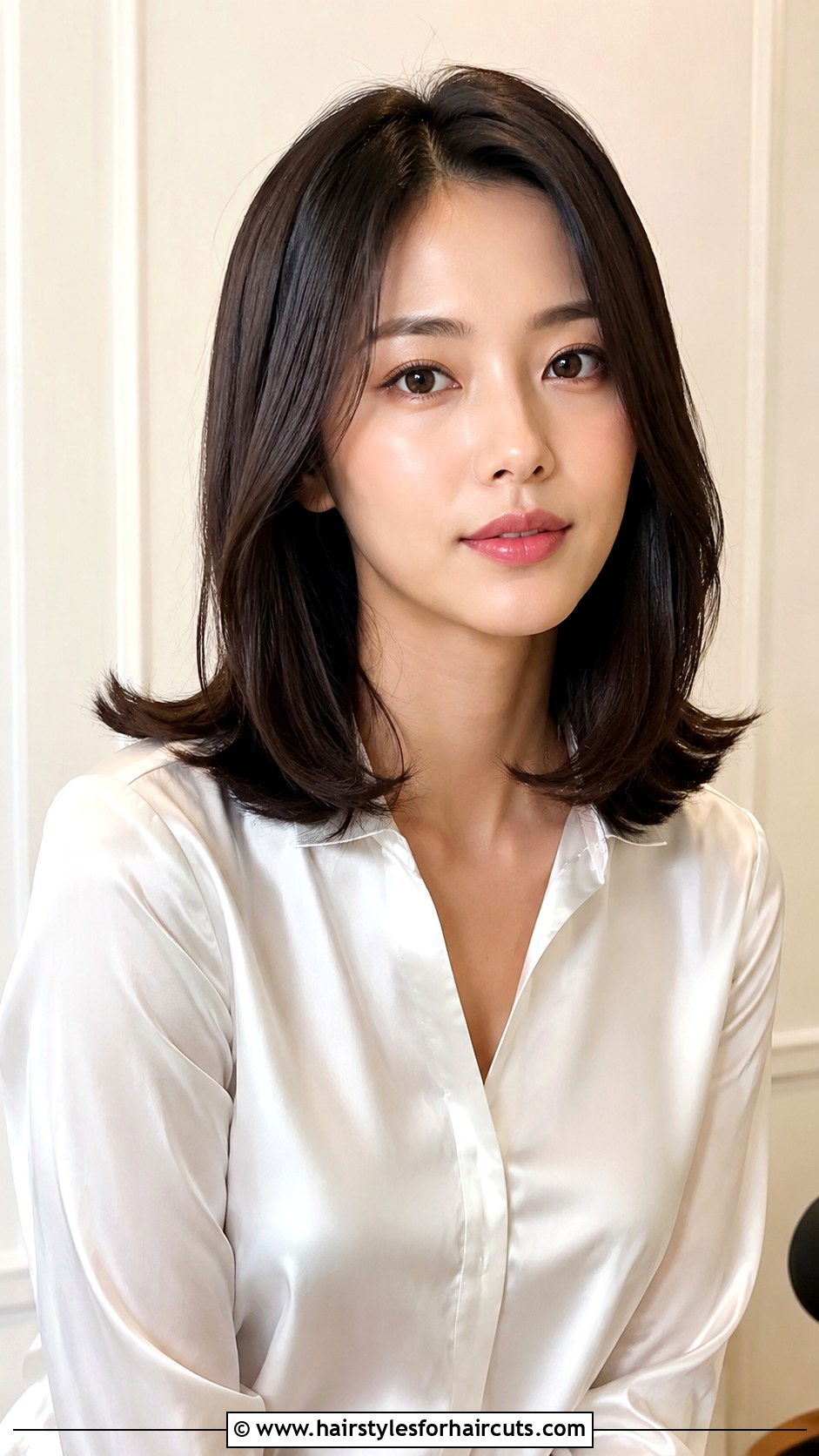 Straight With Flipped Ends - 25 80s hairstyles for shoulder length hair - 25 80s hairstyles for shoulder length hair