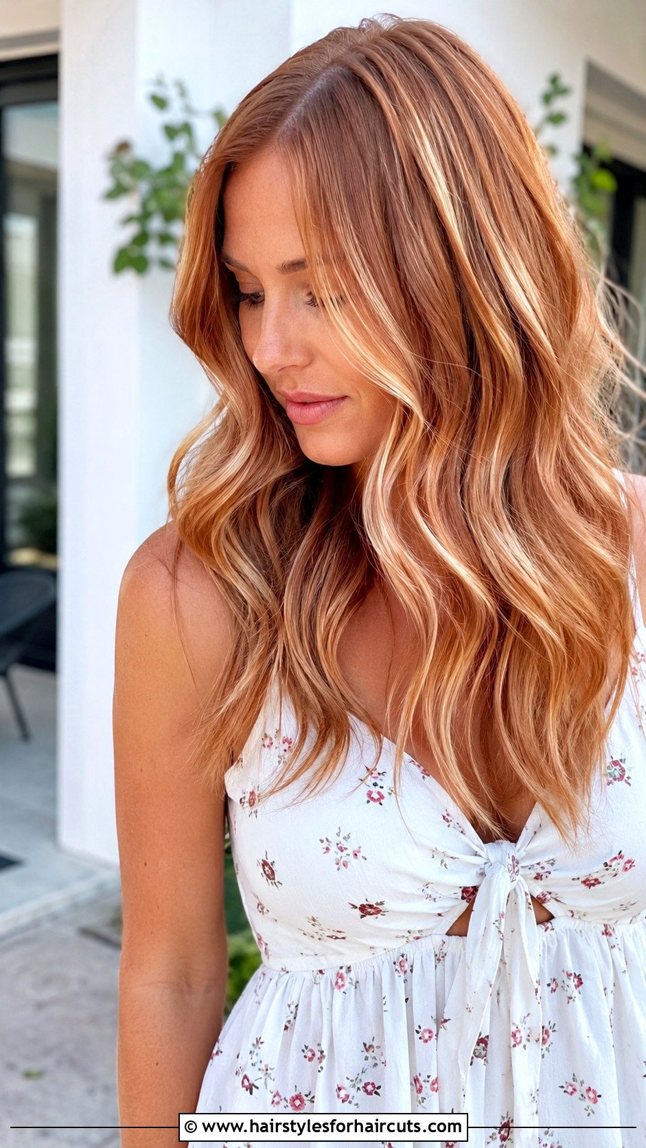 Strawberry Blonde Balayage - 25 blonde and red hairstyles - 25 blonde and red hairstyles