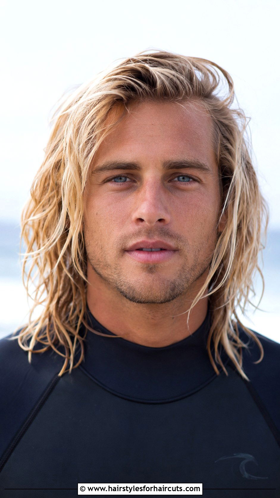 Stubble With Surfer Hair - 25 80s facial hairstyles - 25 80s facial hairstyles