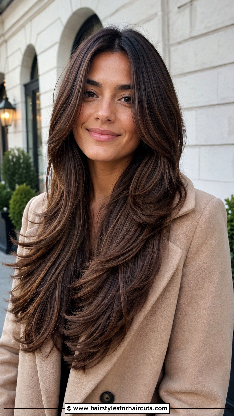 Subtle Layered Long Hair - 25 1 inch of haircuts off - 25 1 inch of haircuts off