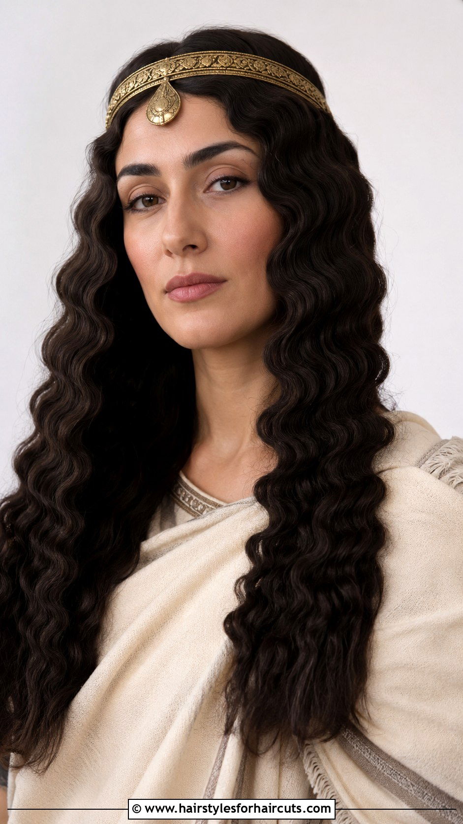 Sumerian Wave Look - 25 ancient hairstyles - 25 ancient hairstyles