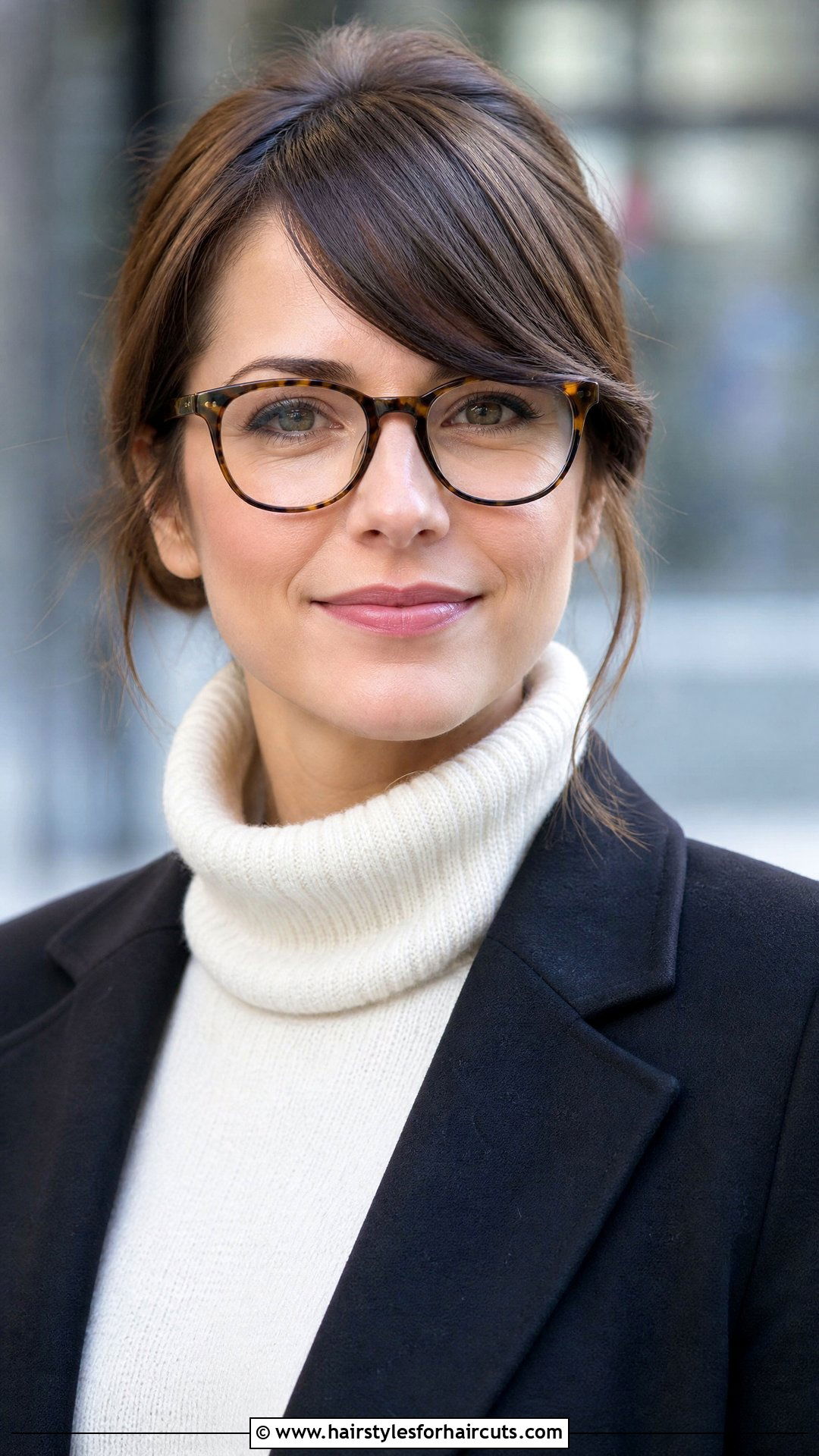 Swoop Bangs With Glasses - 25 swoop hairstyles - 25 swoop hairstyles