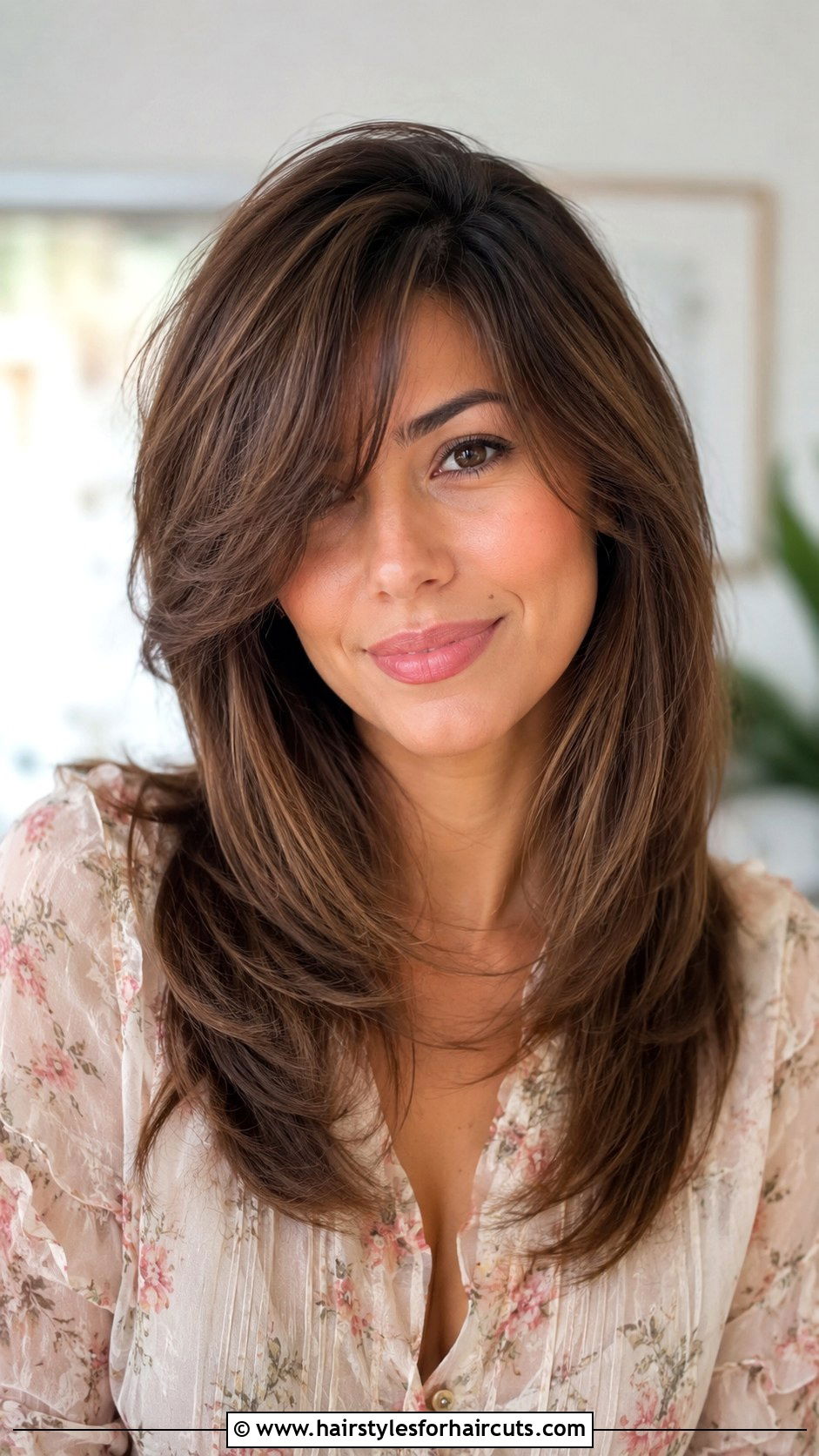Swoopy Bangs Layered Cut - 25 chinese facial hairstyles - 25 chinese facial hairstyles