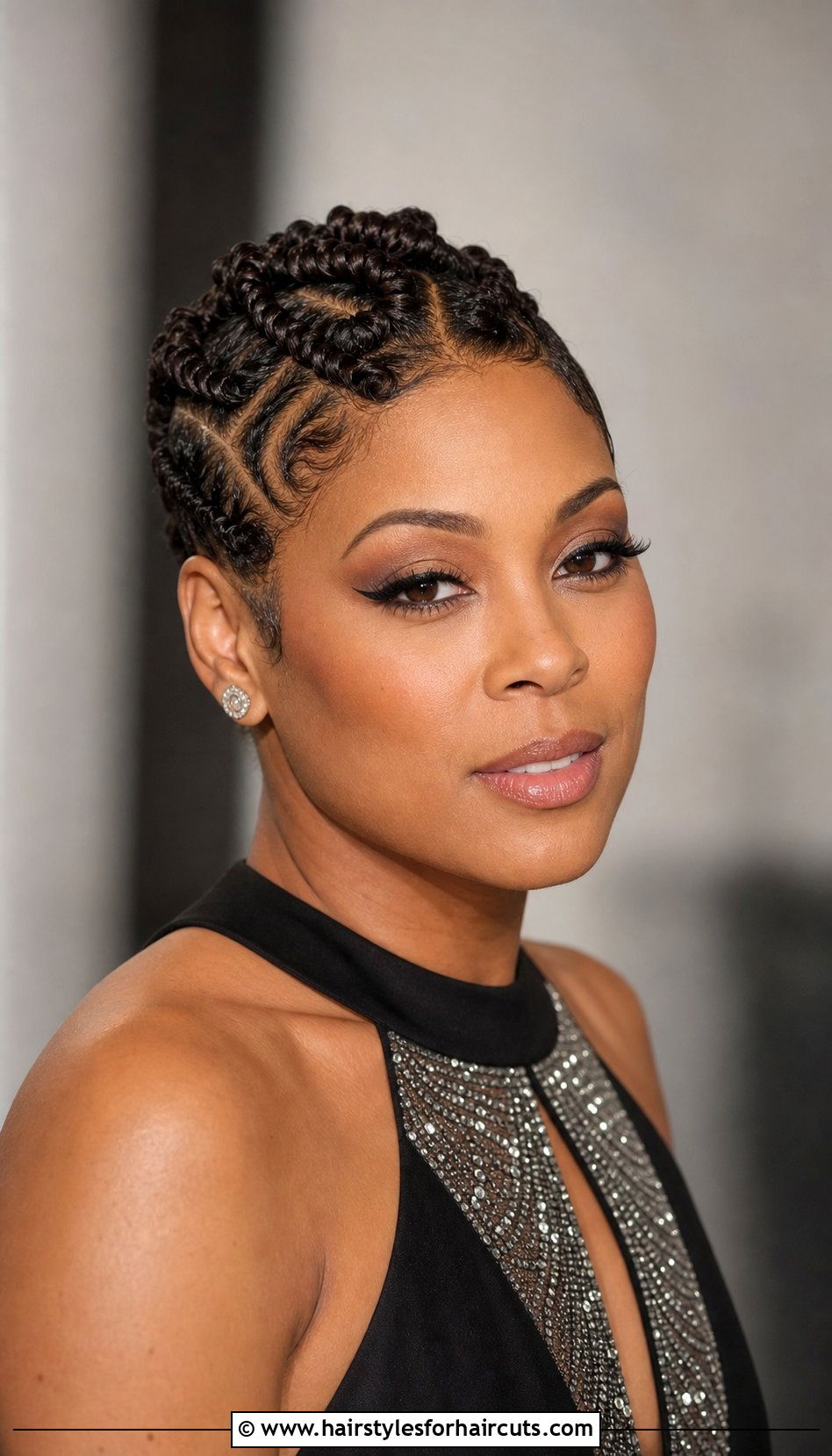 T Boz Twisted Updo Short Hair - 25 t boz hairstyles - 25 t boz hairstyles